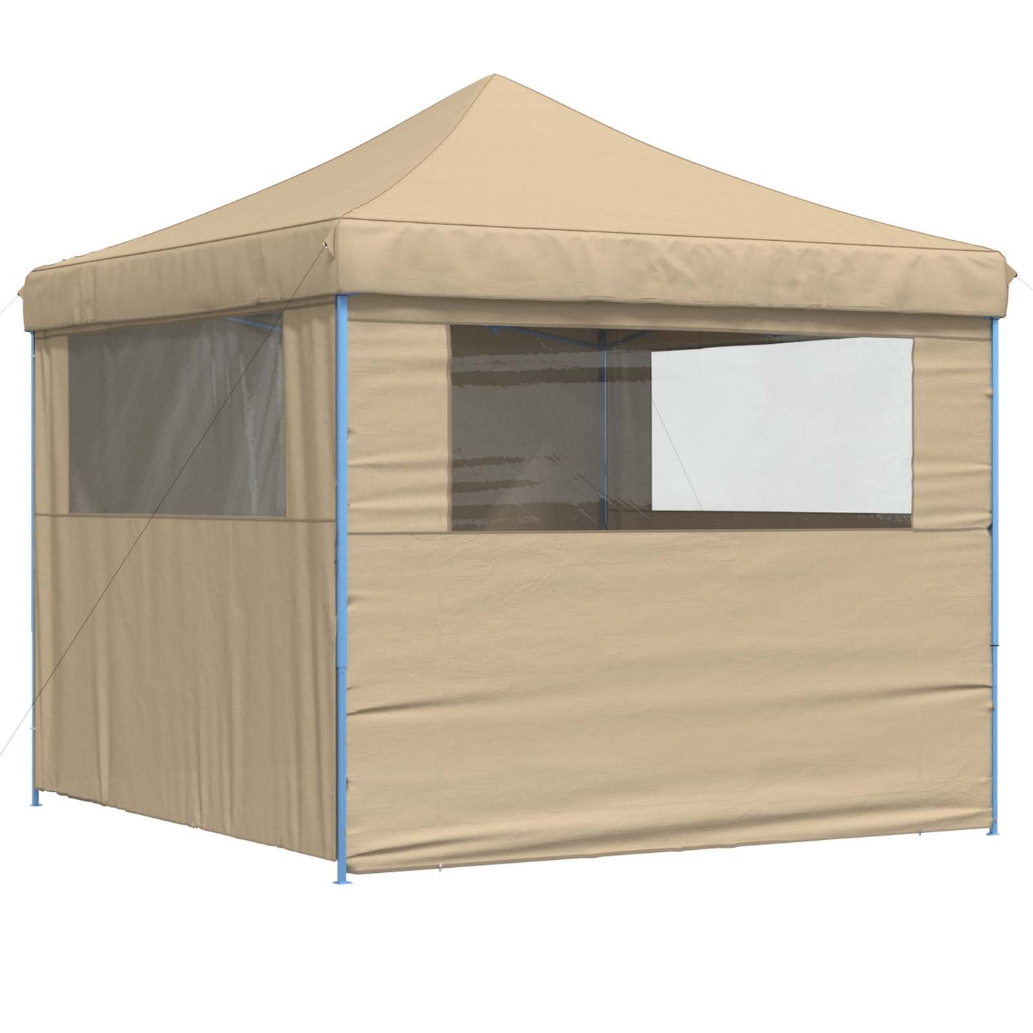 Party-Zelt 292 x 292 x 315 cm Beige Oxford-Stoff