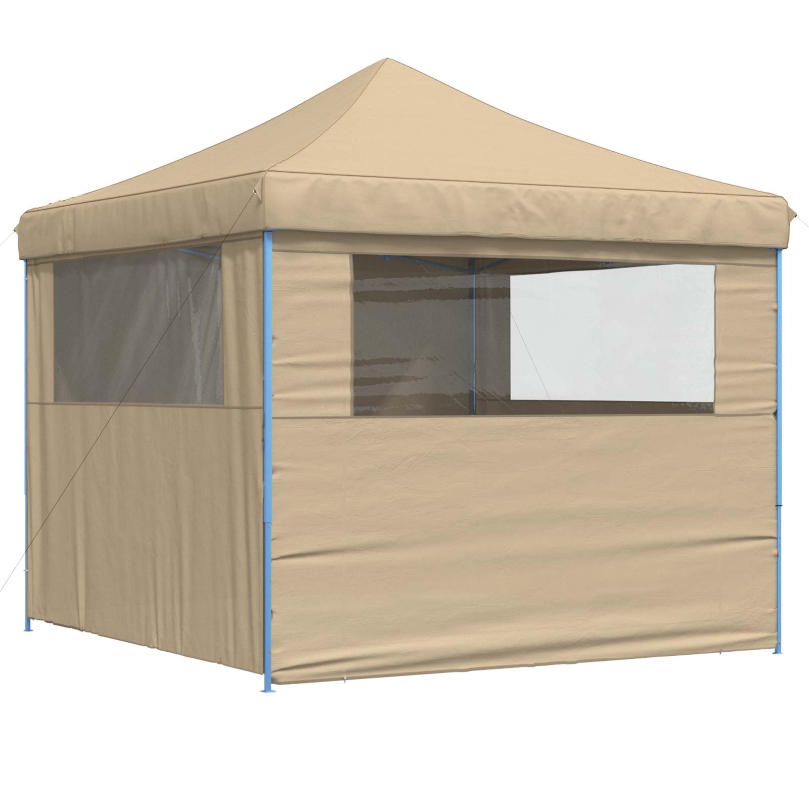 Party-Zelt 292 x 292 x 315 cm Beige Oxford-Stoff
