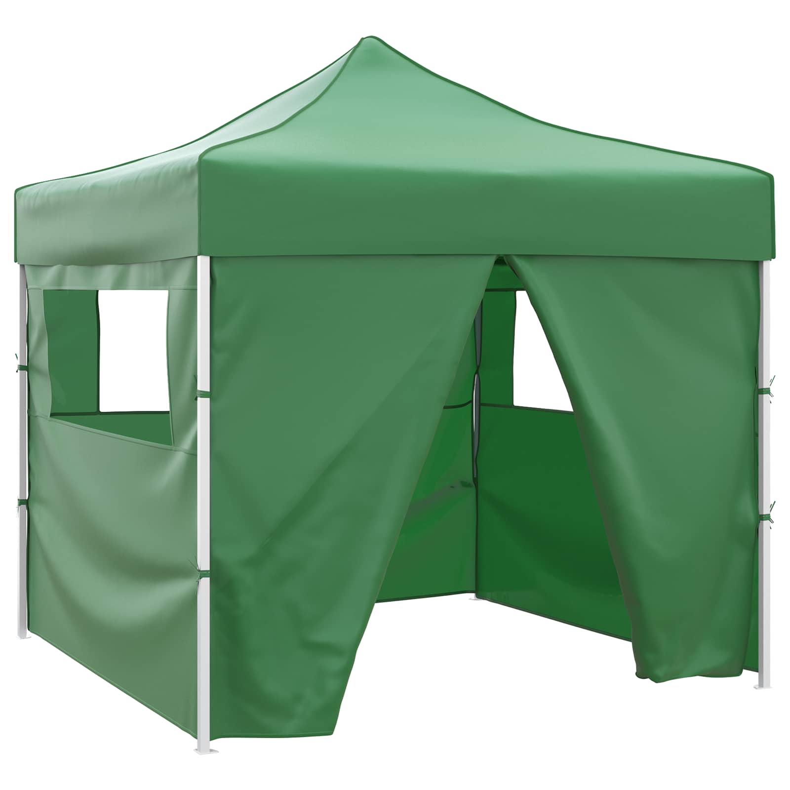 Party-Zelt 291 x 291 x 315 cm Grün Oxford-Stoff
