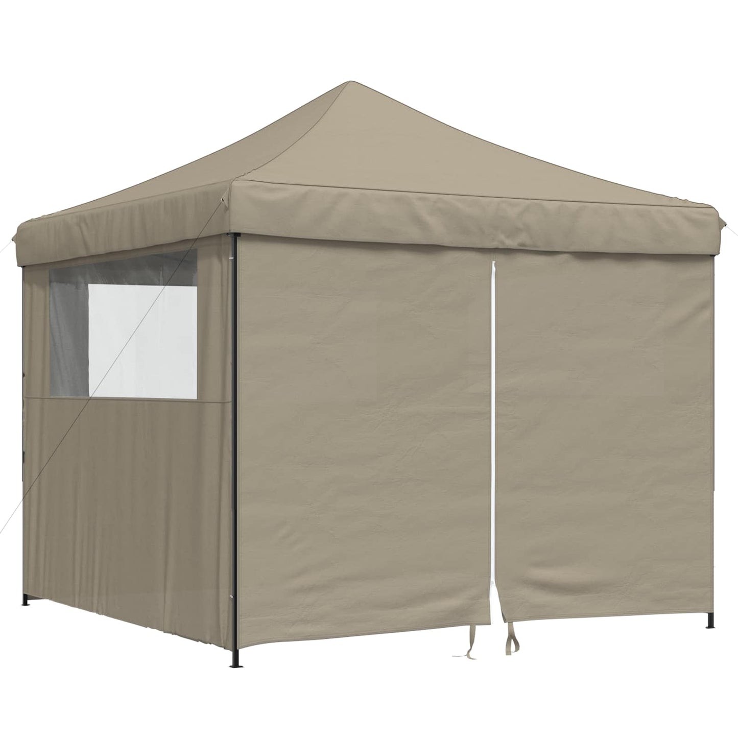 Party-Zelt 292 x 292 x 315 cm Taupe Oxford-Stoff