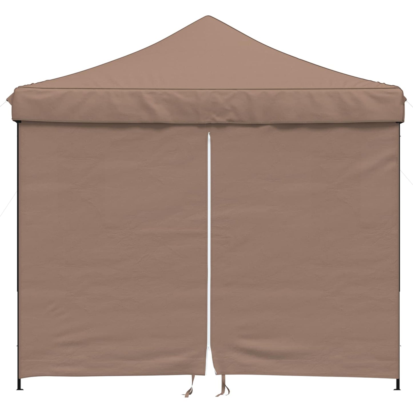 Party-Zelt 292 x 292 x 315 cm Braun Oxford-Stoff