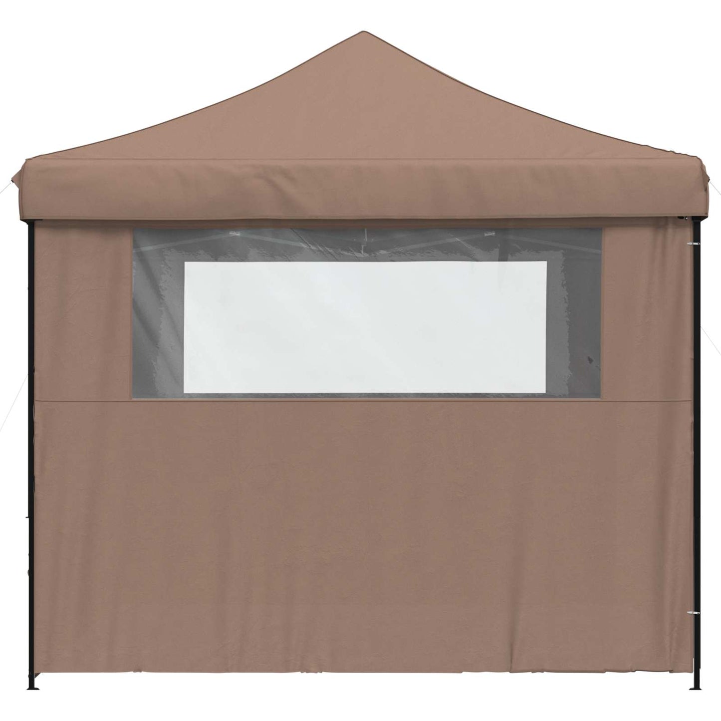 Party-Zelt 292 x 292 x 315 cm Braun Oxford-Stoff