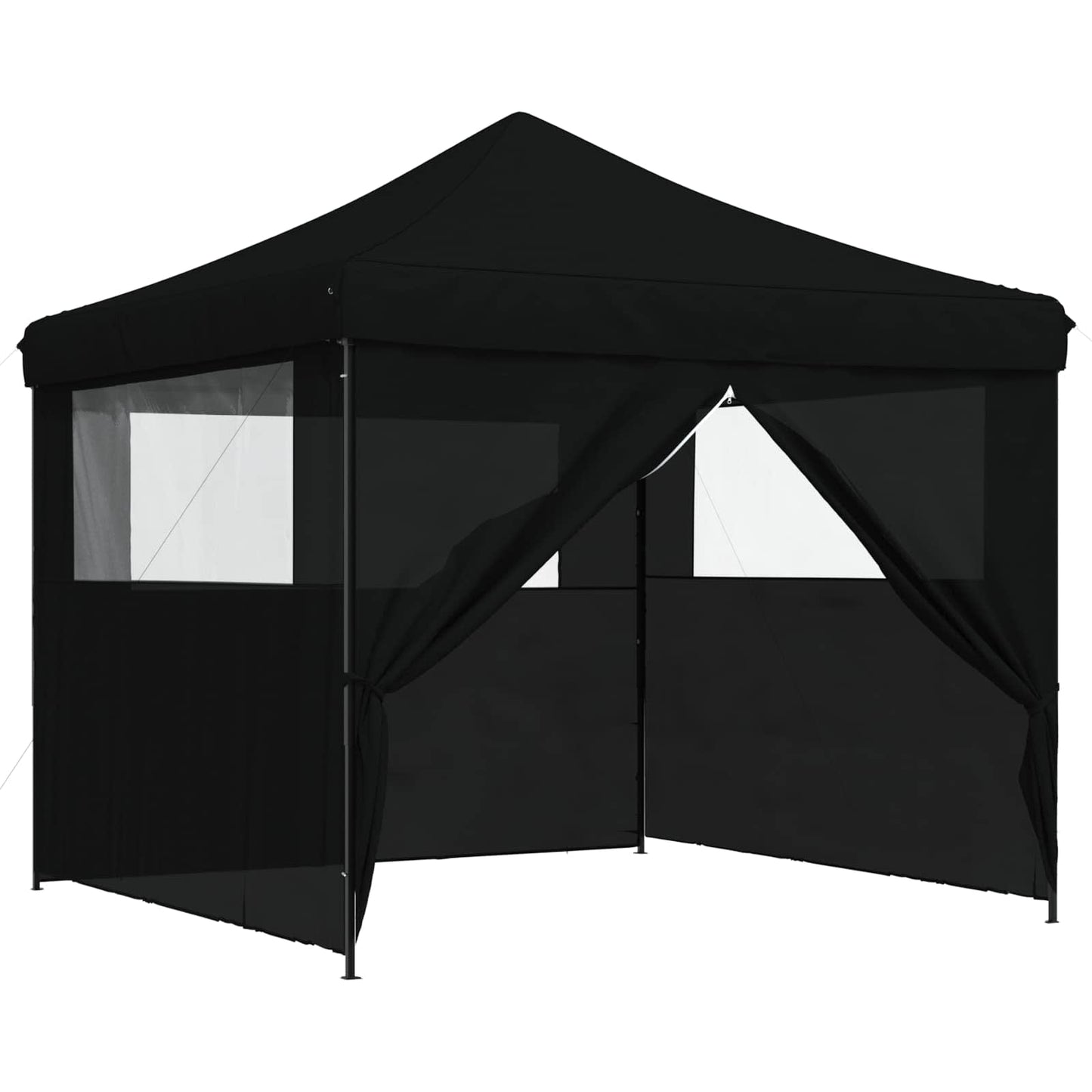 Party-Zelt 292 x 292 x 315 cm Schwarz Oxford-Stoff