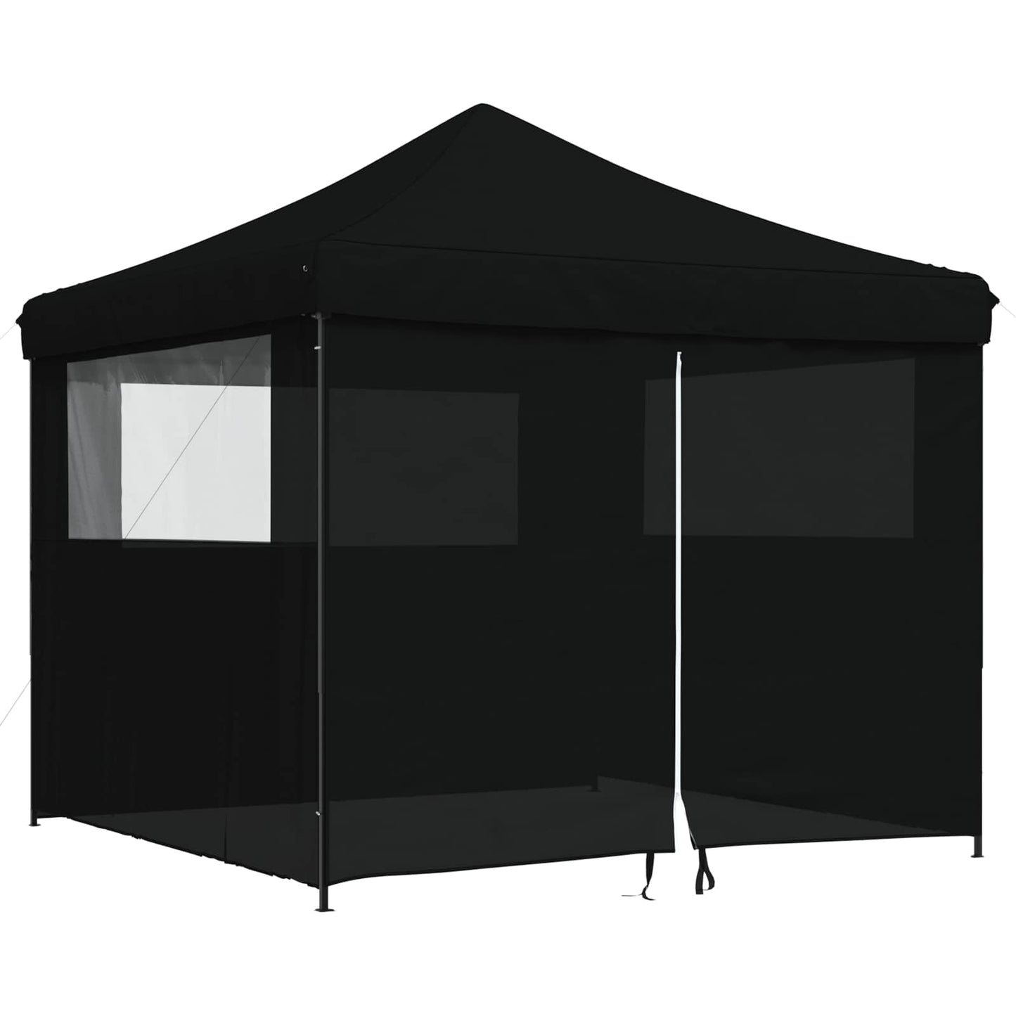 Party-Zelt 292 x 292 x 315 cm Schwarz Oxford-Stoff