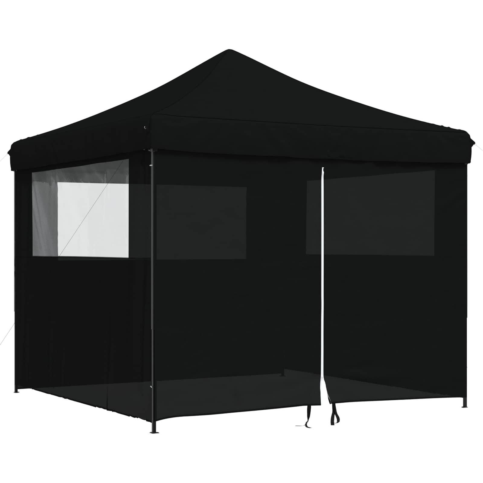 Party-Zelt 292 x 292 x 315 cm Schwarz Oxford-Stoff