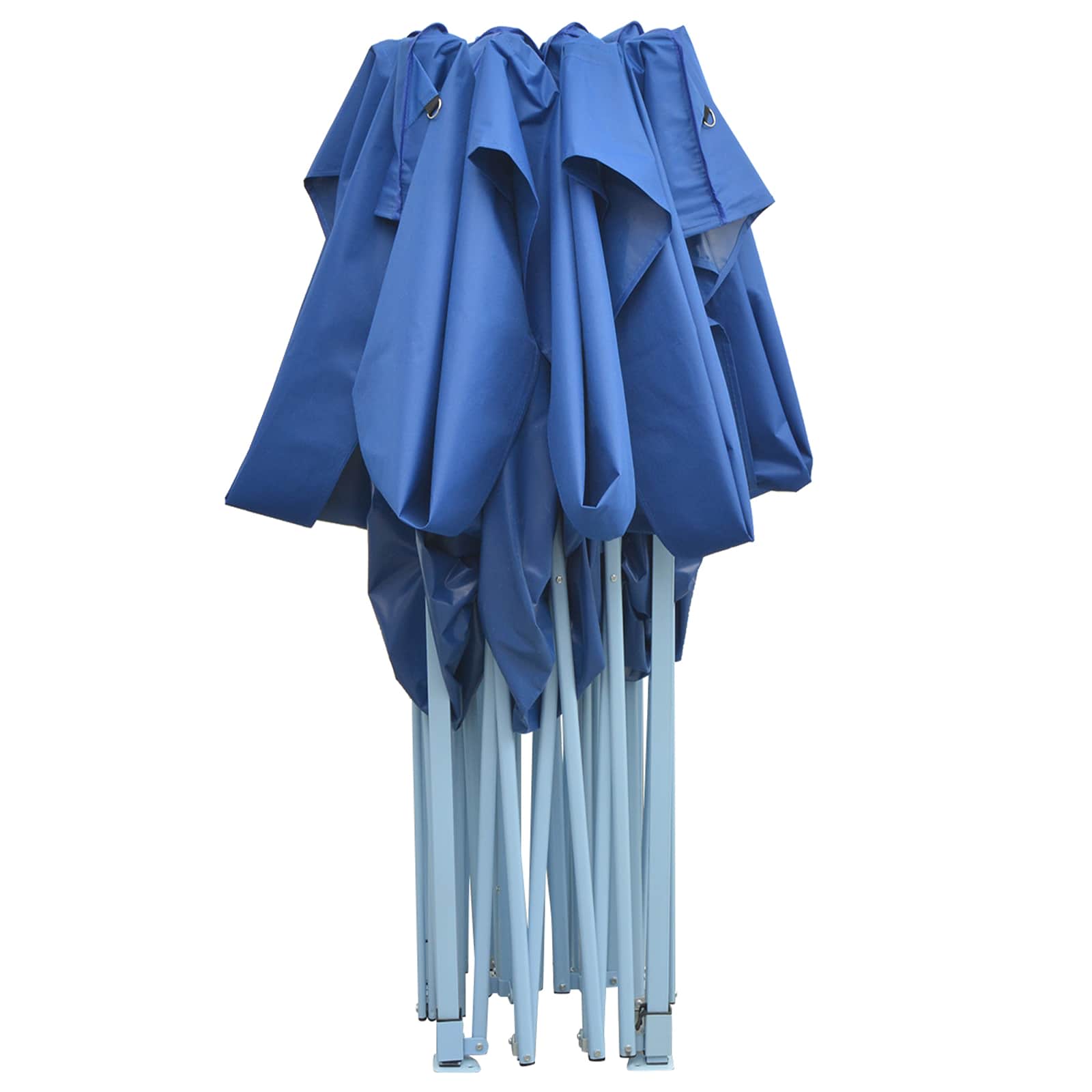 Party-Zelt 280 x 410 x 315 cm Blau Oxford-Stoff