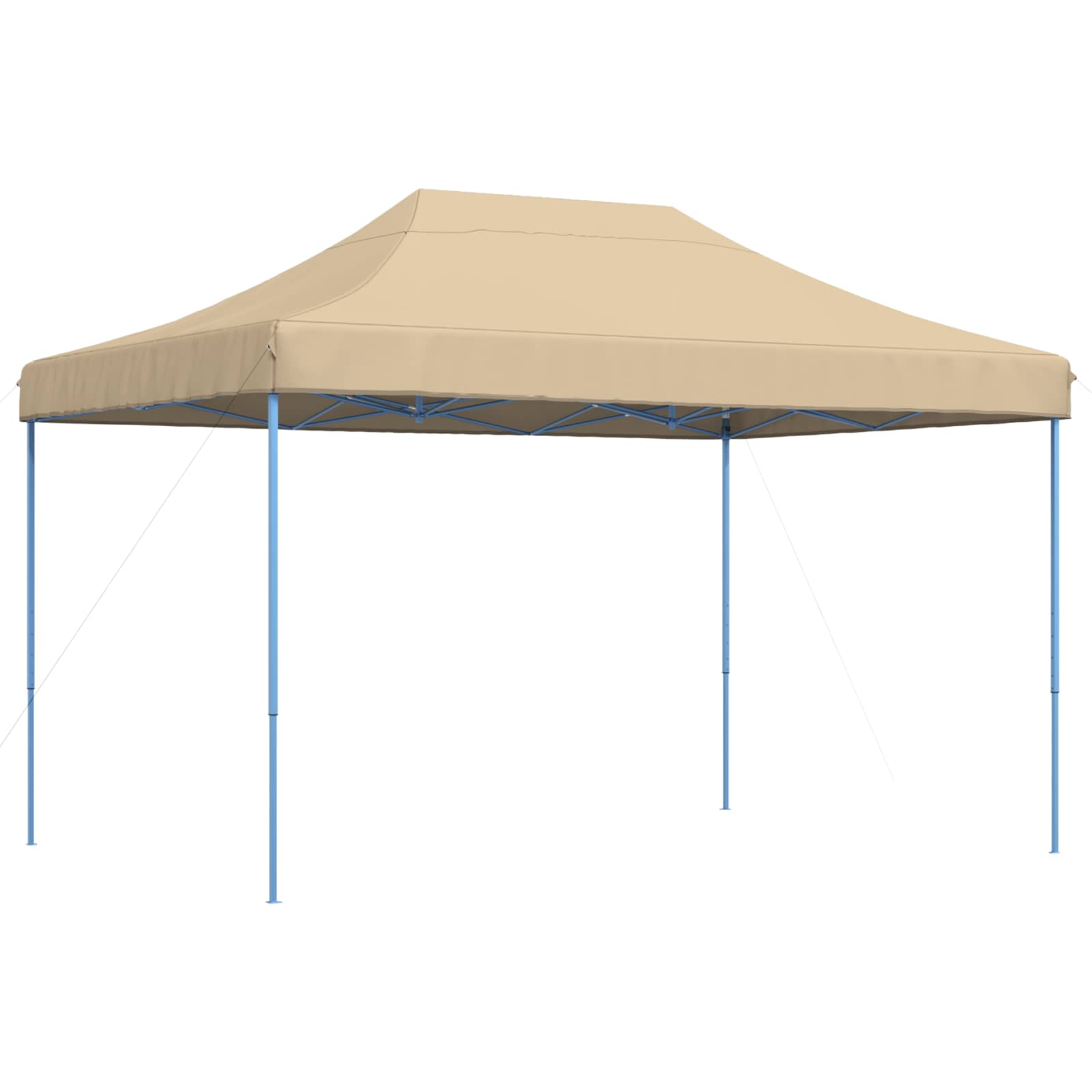 Party-Zelt 279 x 410 x 315 cm Beige Oxford-Stoff