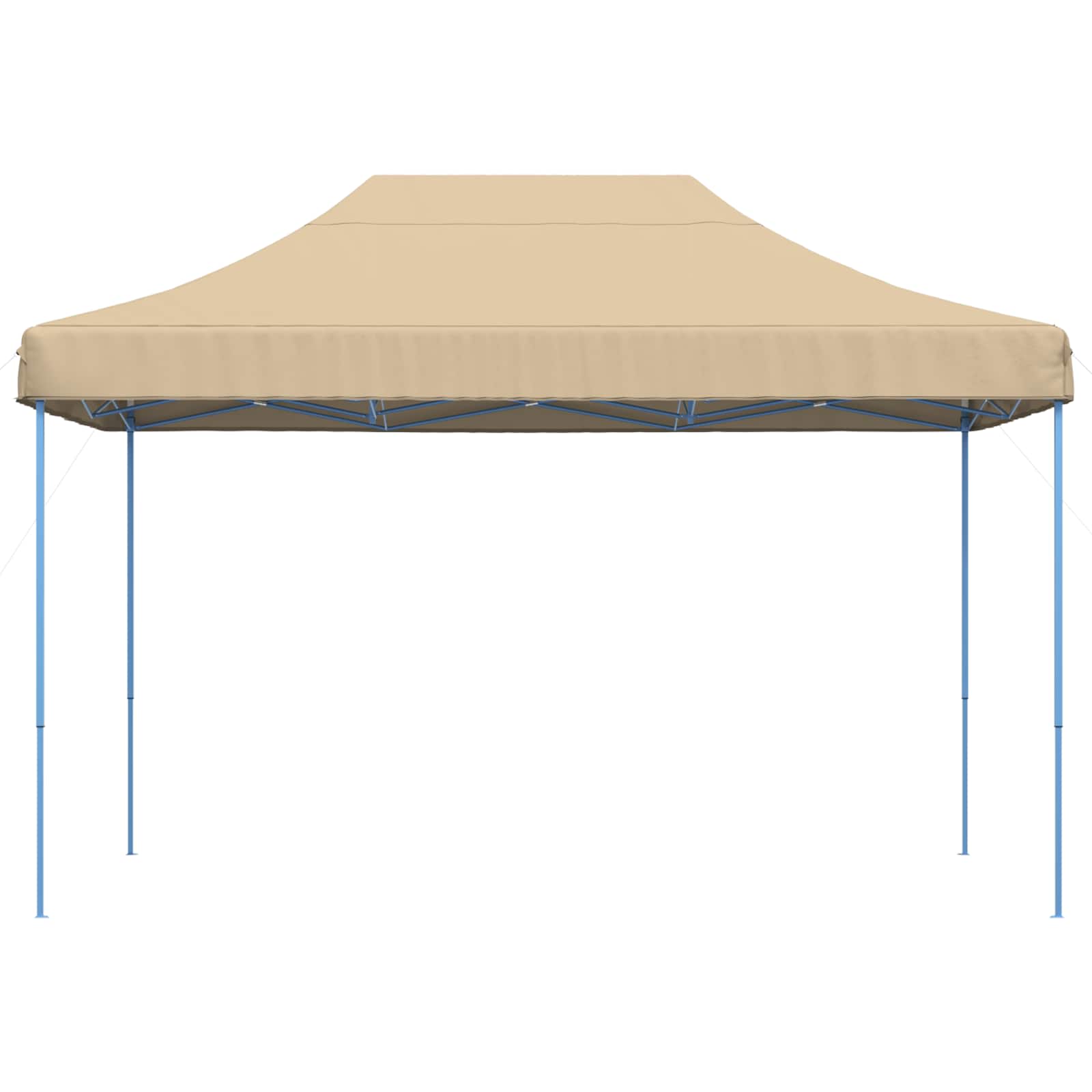 Party-Zelt 279 x 410 x 315 cm Beige Oxford-Stoff