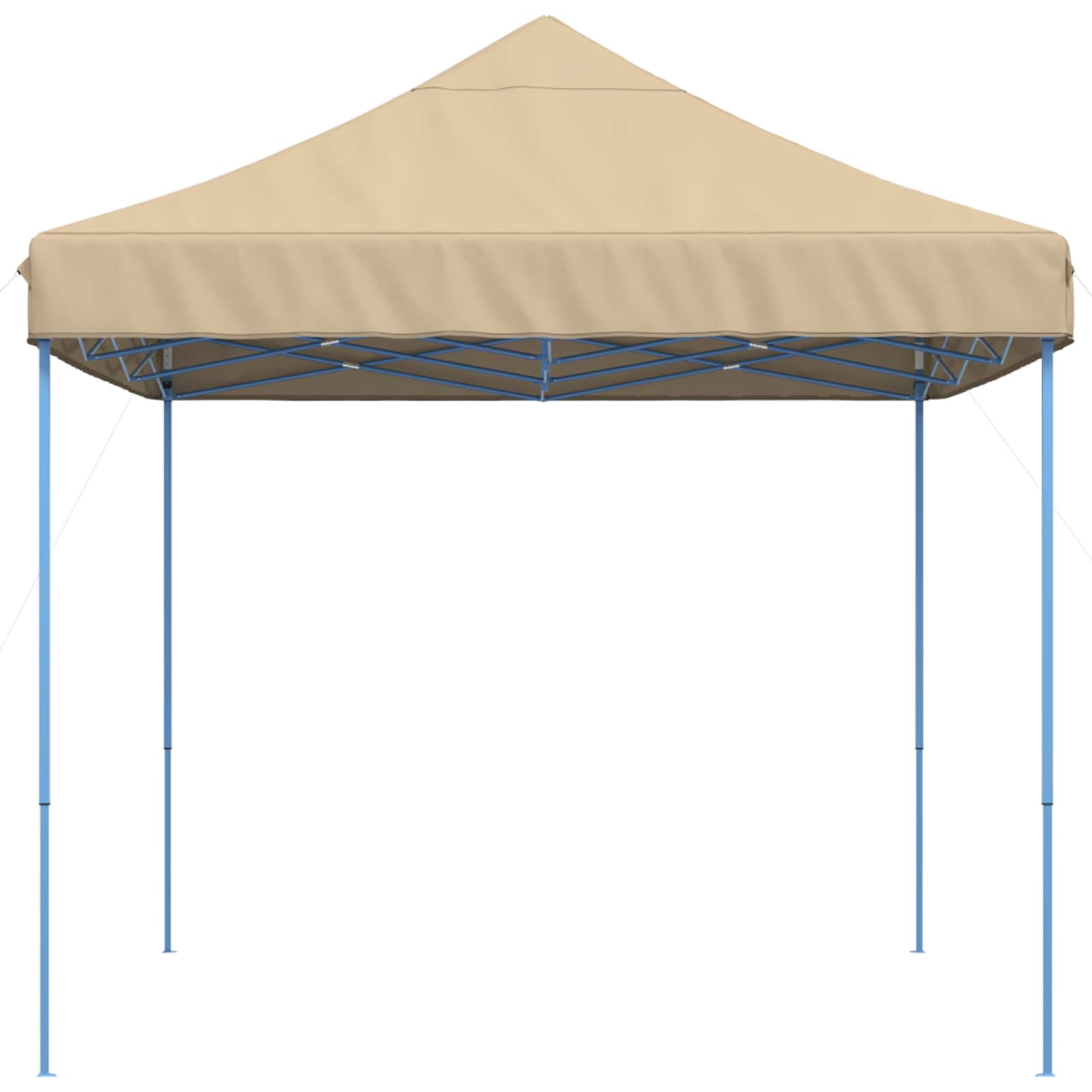 Party-Zelt 279 x 410 x 315 cm Beige Oxford-Stoff