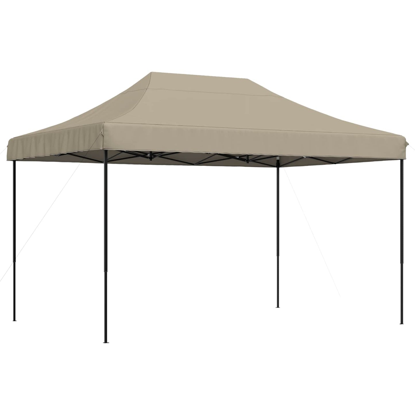 Party-Zelt 279 x 410 x 315 cm Taupe Oxford-Stoff