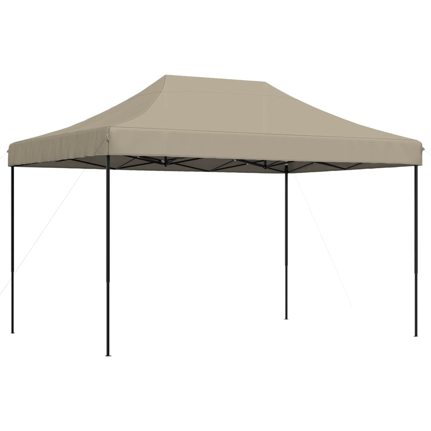 Party-Zelt 279 x 410 x 315 cm Taupe Oxford-Stoff