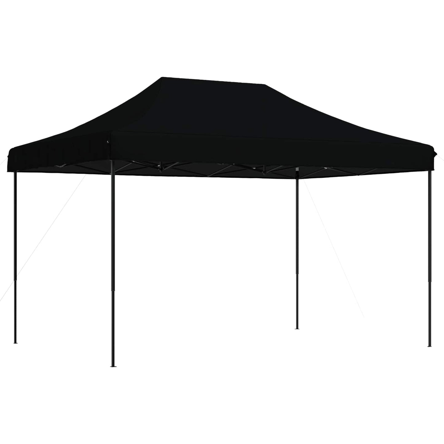 Party-Zelt 279 x 410 x 315 cm Schwarz Oxford-Stoff