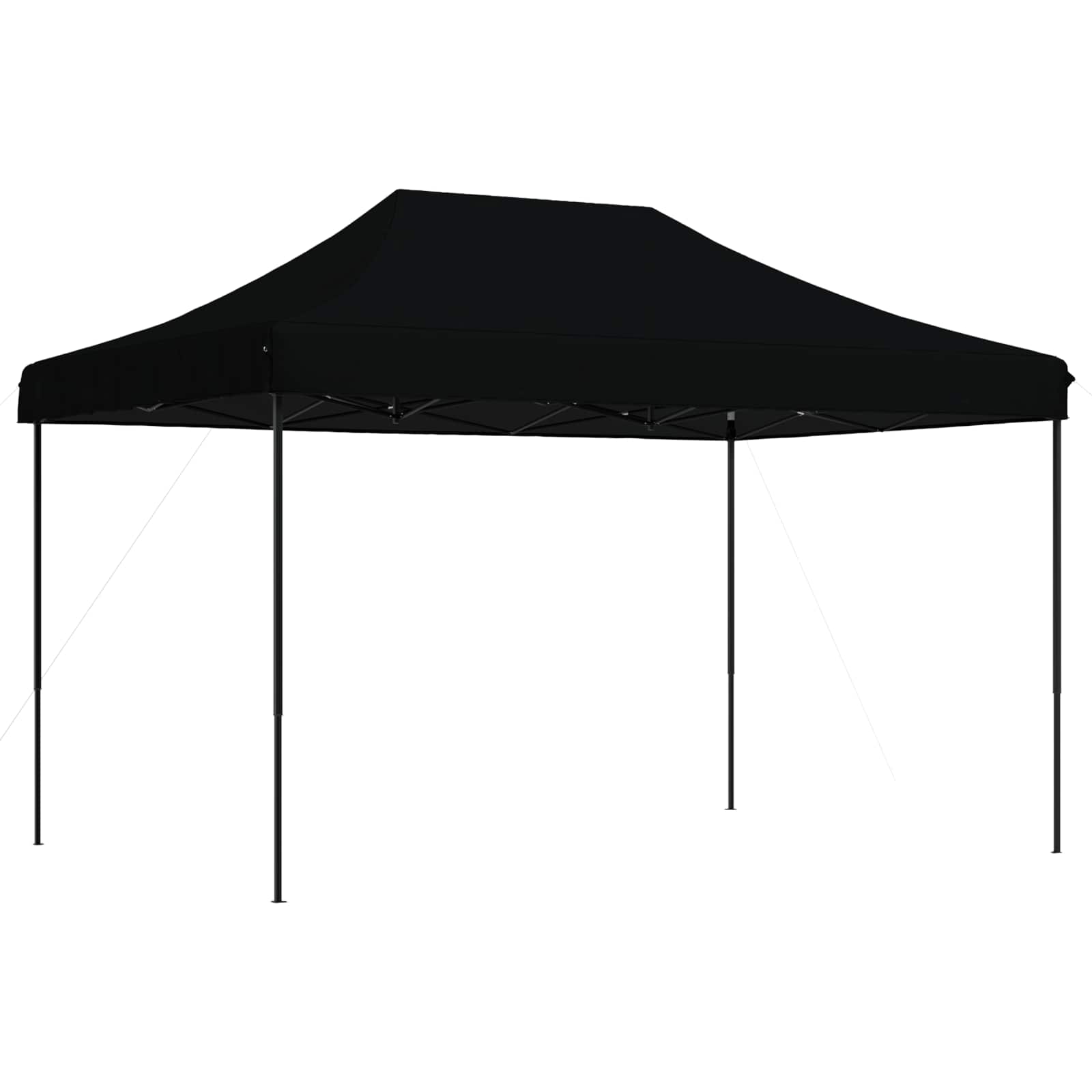Party-Zelt 279 x 410 x 315 cm Schwarz Oxford-Stoff