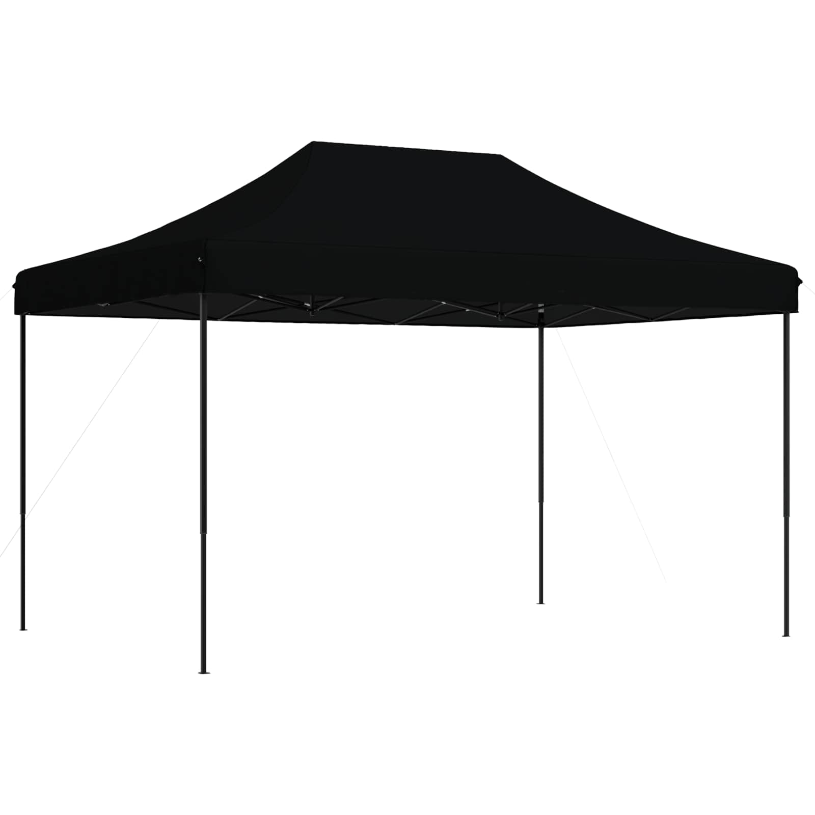 Party-Zelt 279 x 410 x 315 cm Schwarz Oxford-Stoff