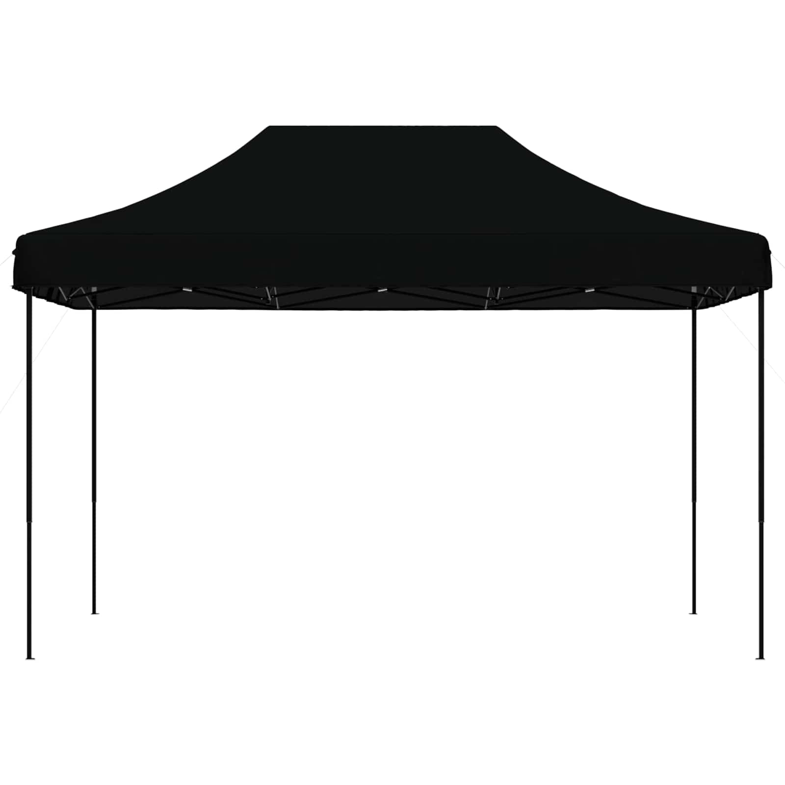 Party-Zelt 279 x 410 x 315 cm Schwarz Oxford-Stoff