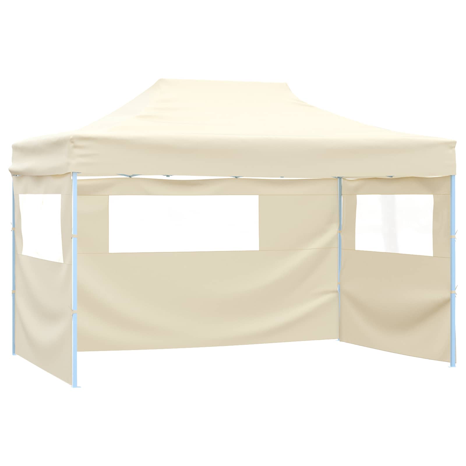 Party-Zelt 280 x 410 x 315 cm Creme Oxford-Stoff