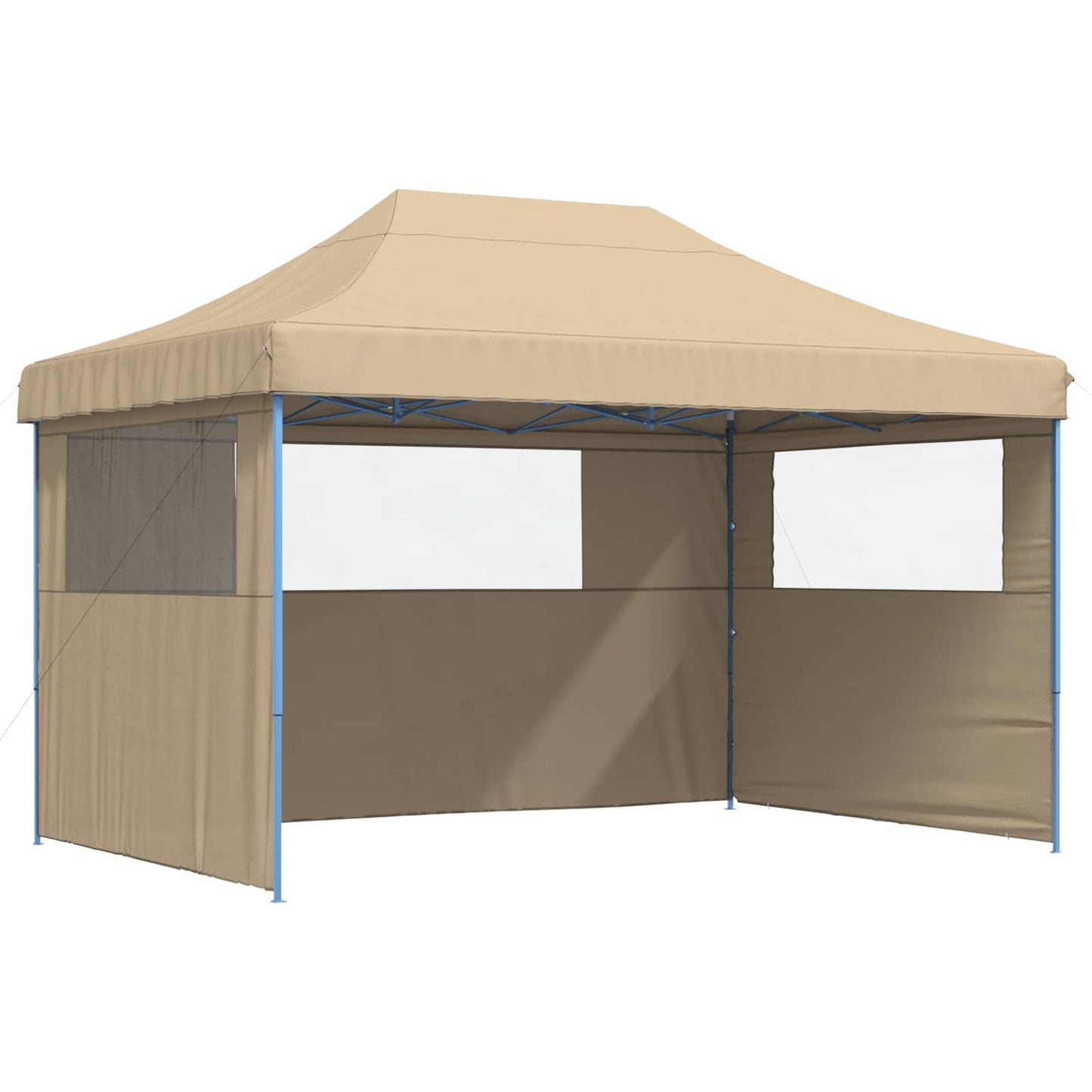 Party-Zelt 279 x 410 x 315 cm Beige Oxford-Stoff