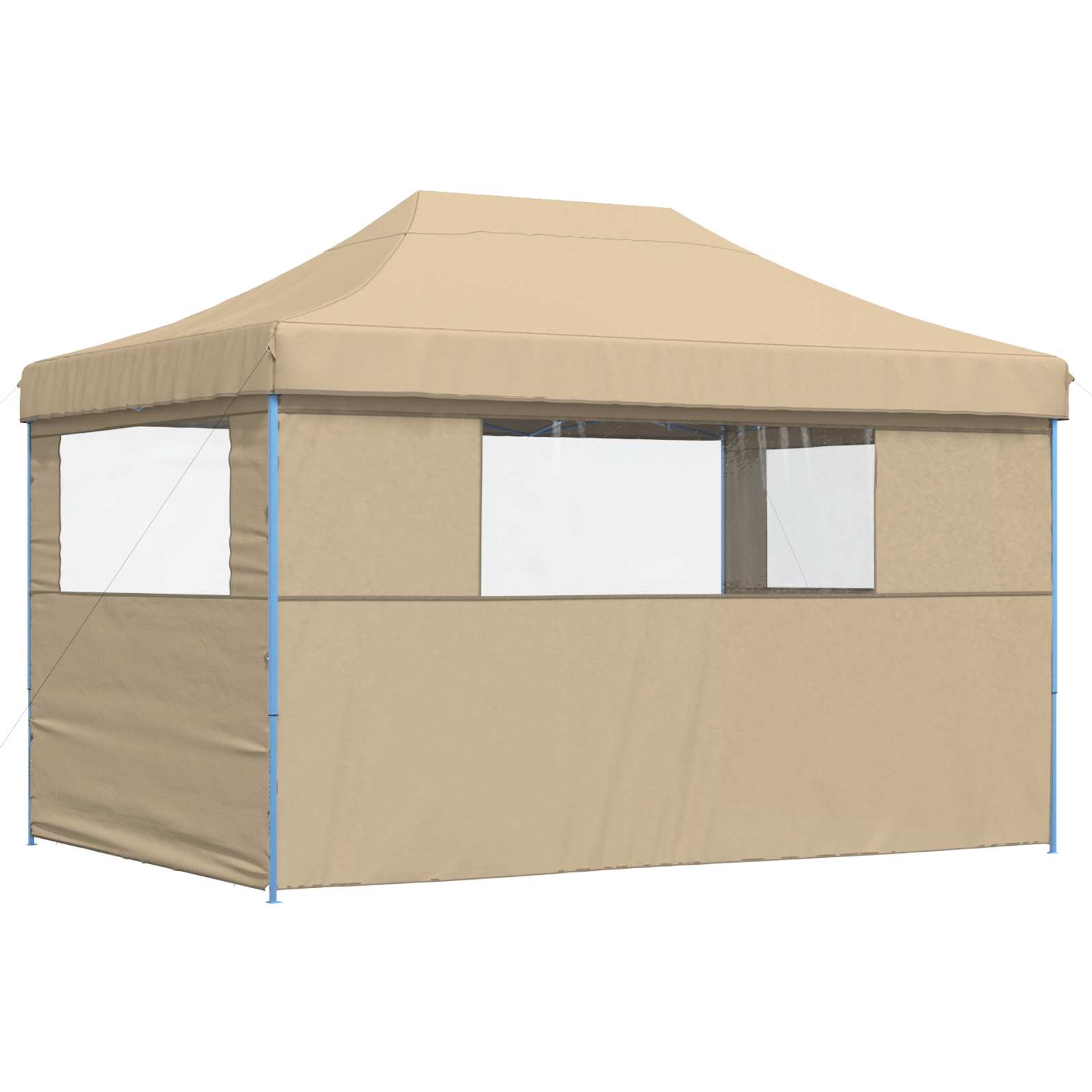 Party-Zelt 279 x 410 x 315 cm Beige Oxford-Stoff