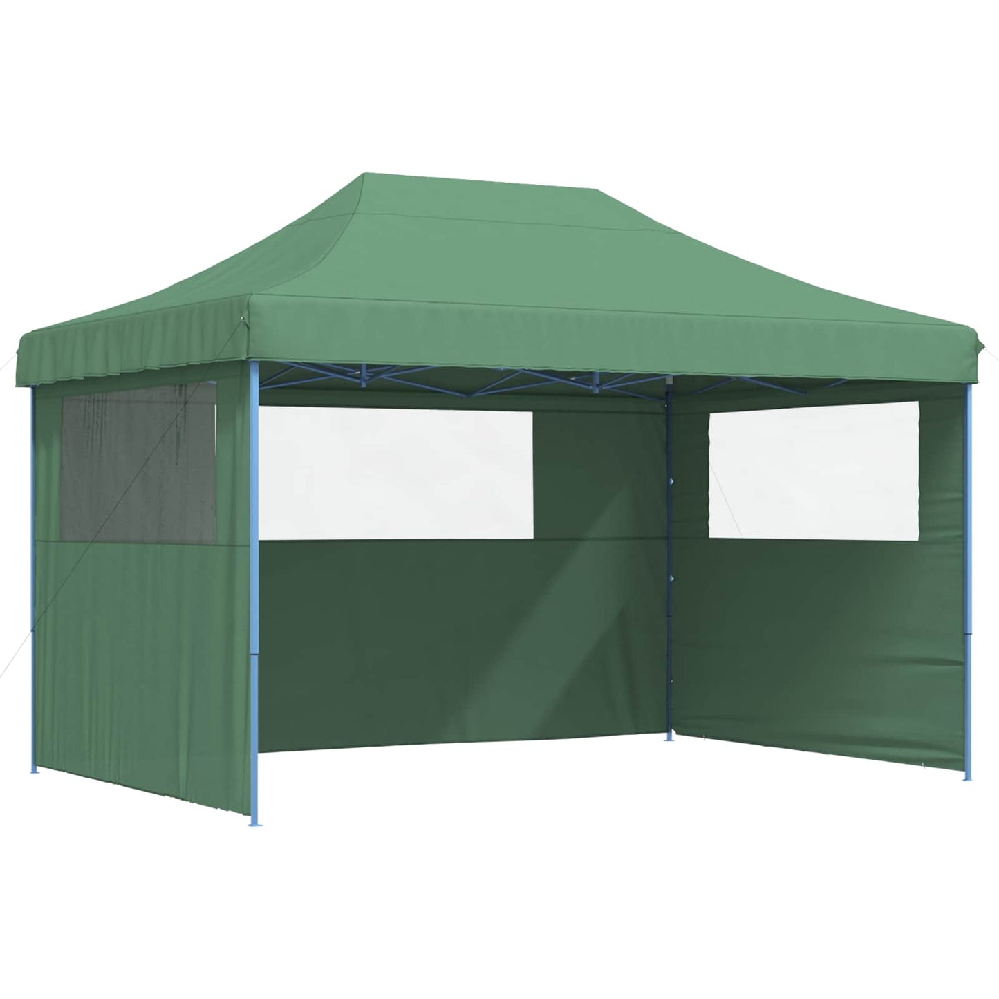 Party-Zelt 279 x 410 x 315 cm Grün Oxford-Stoff