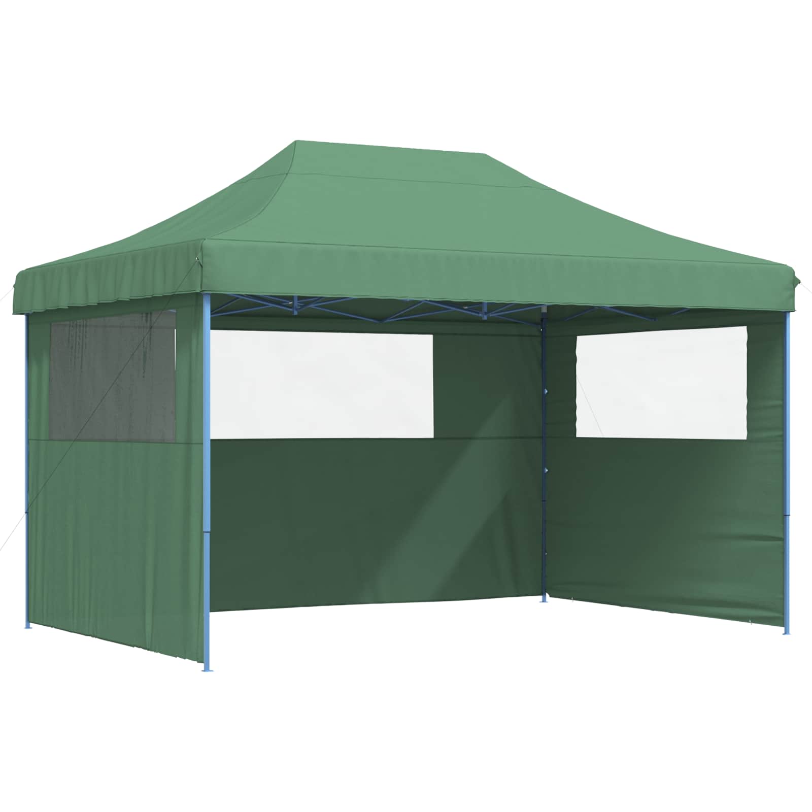 Party-Zelt 279 x 410 x 315 cm Grün Oxford-Stoff