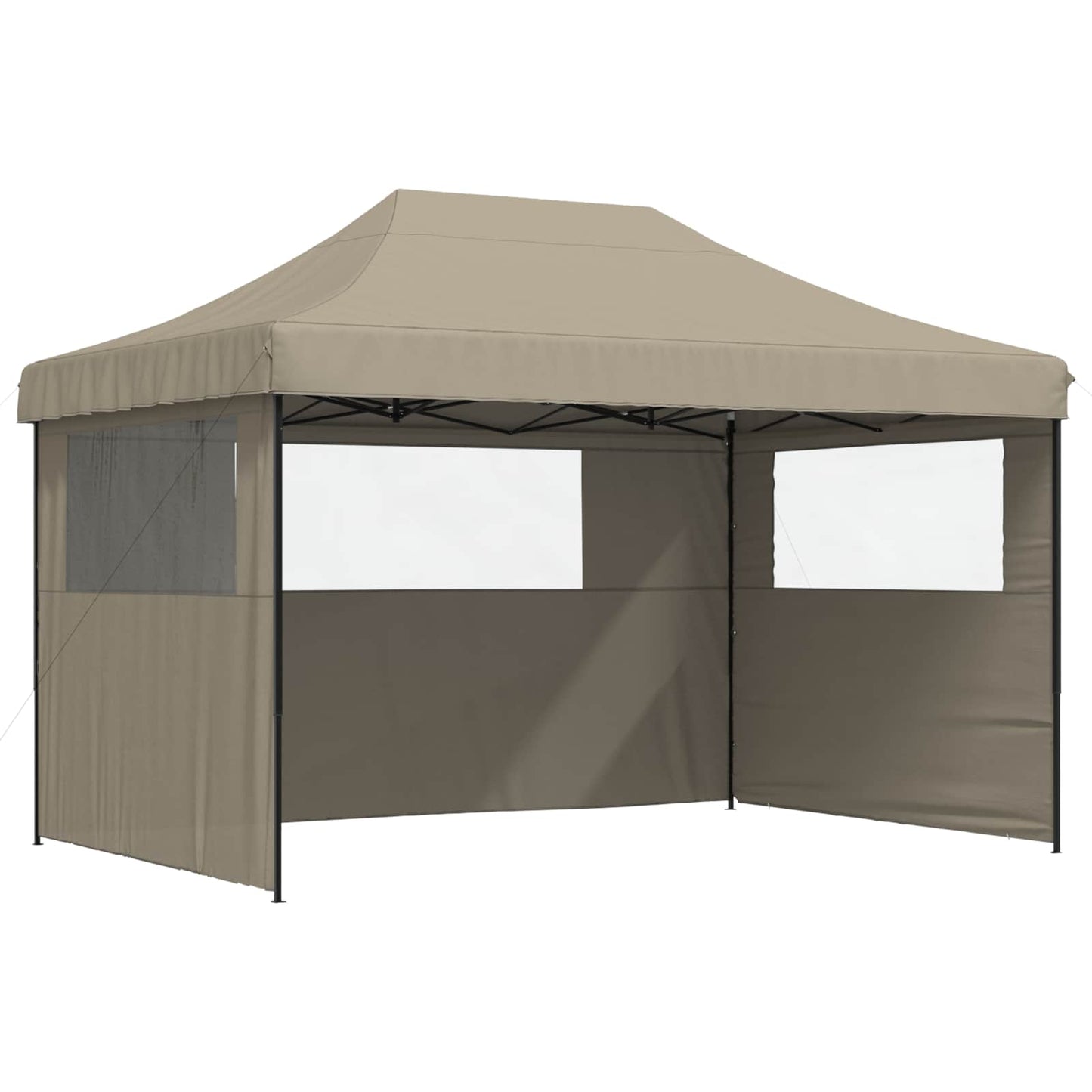 Party-Zelt 279 x 410 x 315 cm Taupe Oxford-Stoff
