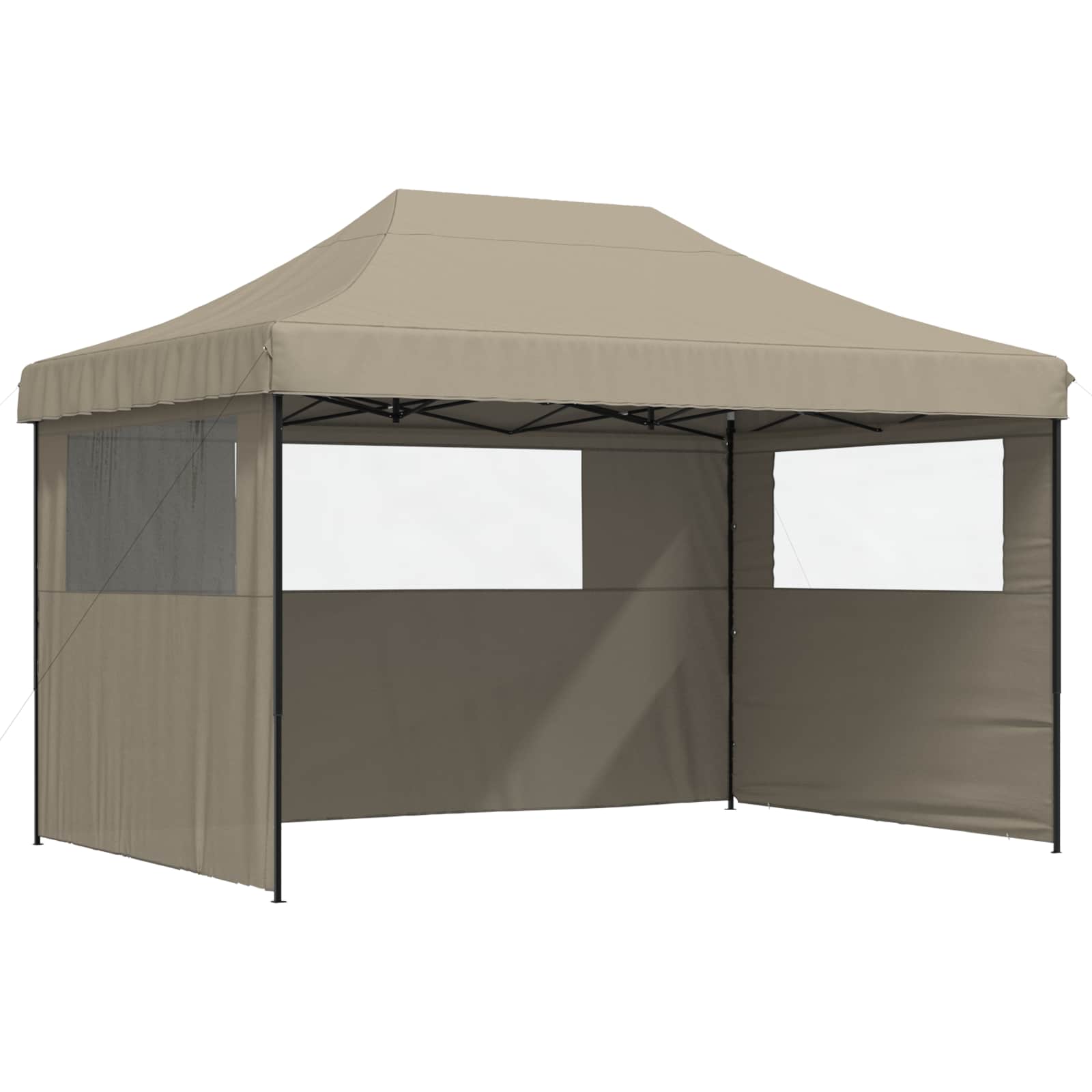 Party-Zelt 279 x 410 x 315 cm Taupe Oxford-Stoff