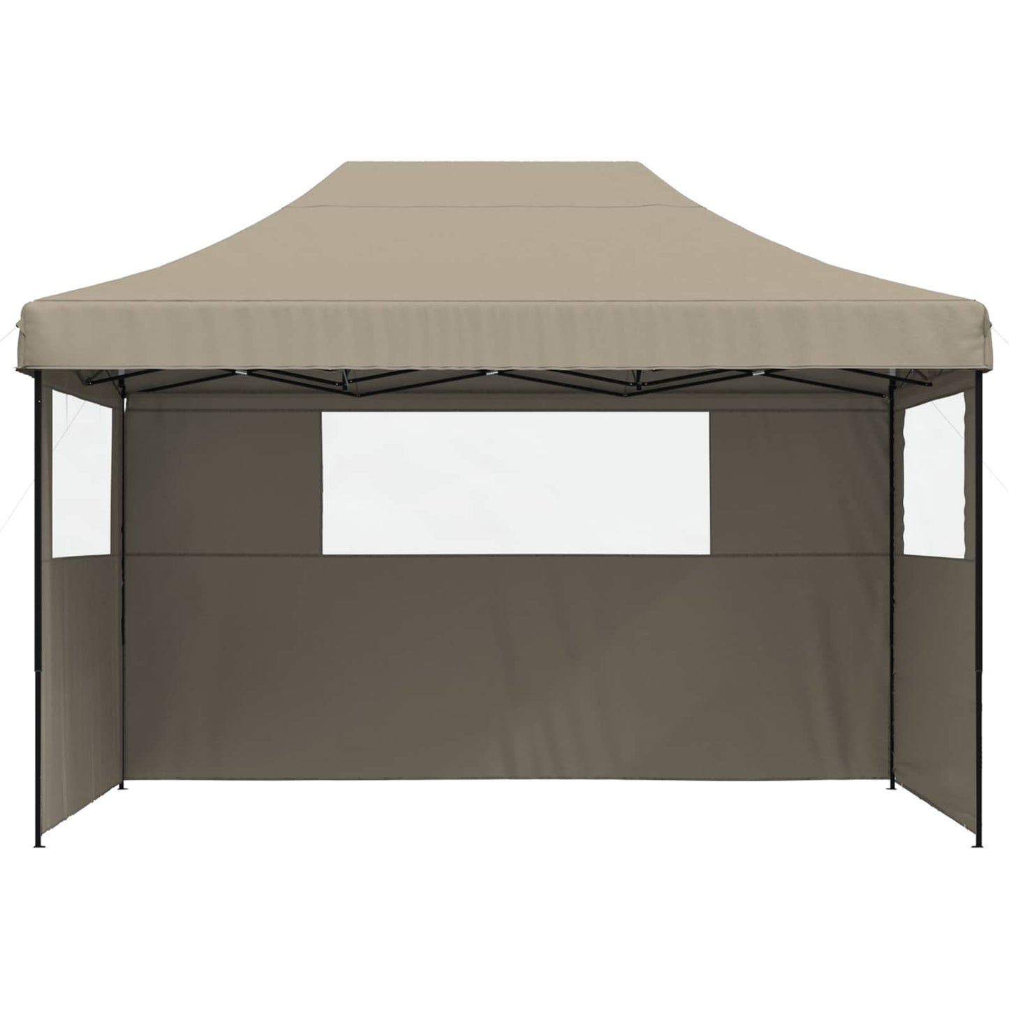 Party-Zelt 279 x 410 x 315 cm Taupe Oxford-Stoff