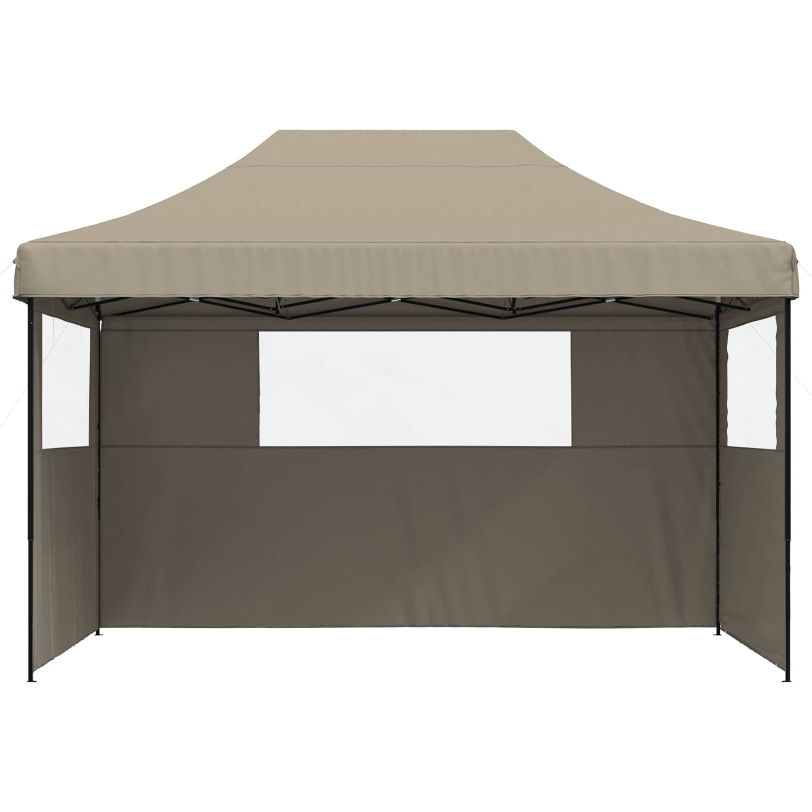 Party-Zelt 279 x 410 x 315 cm Taupe Oxford-Stoff