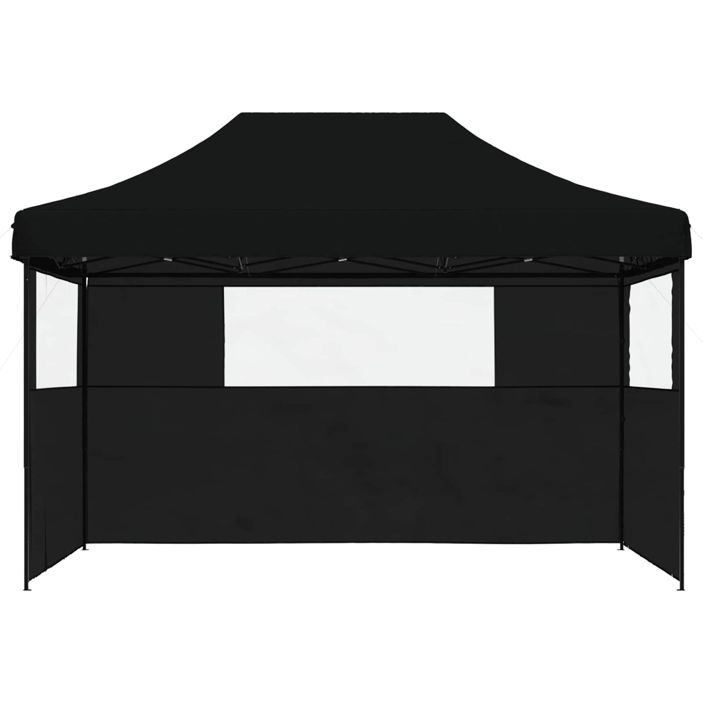 Party-Zelt 279 x 410 x 315 cm Schwarz Oxford-Stoff