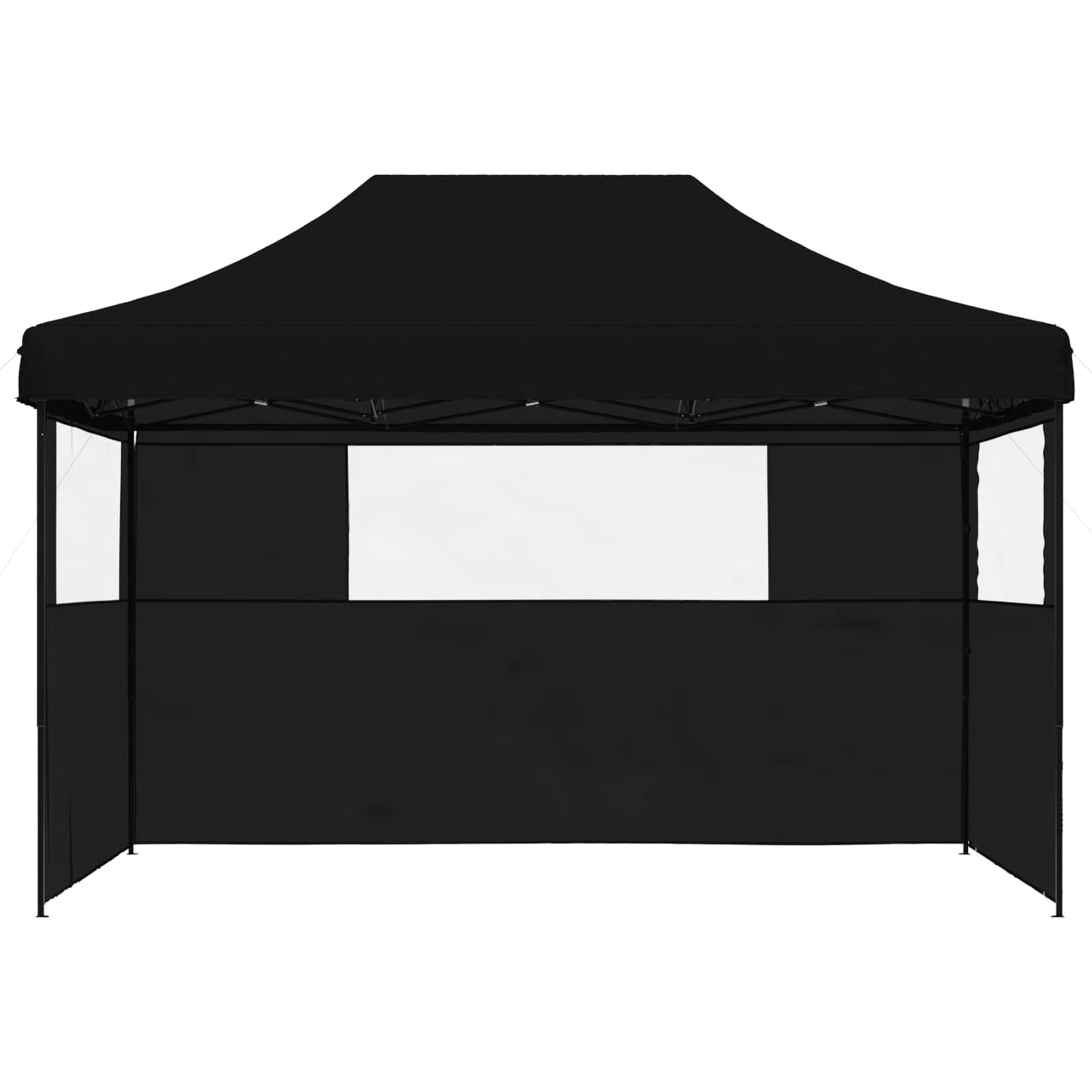 Party-Zelt 279 x 410 x 315 cm Schwarz Oxford-Stoff