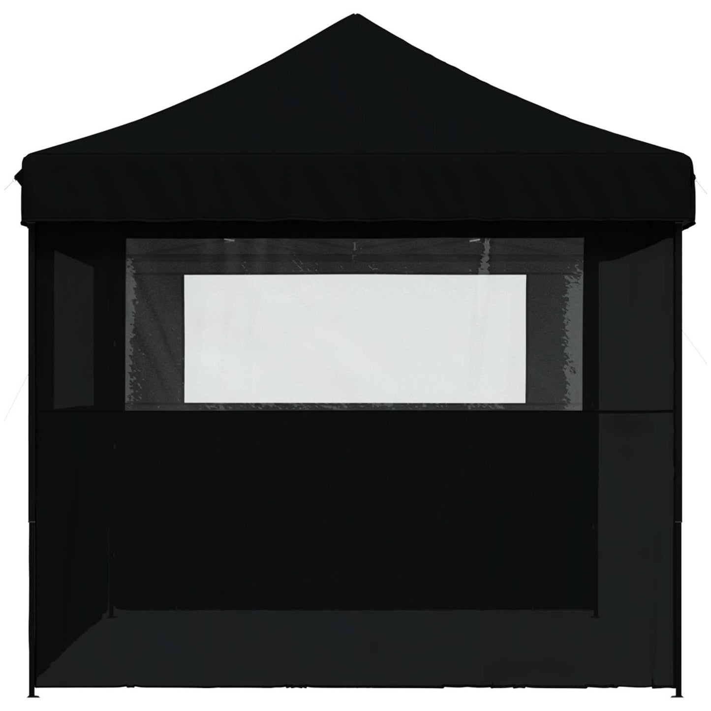 Party-Zelt 279 x 410 x 315 cm Schwarz Oxford-Stoff