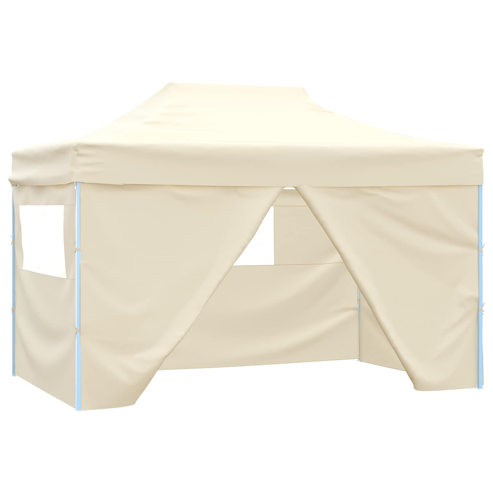 Party-Zelt 280 x 410 x 315 cm Creme Oxford-Stoff