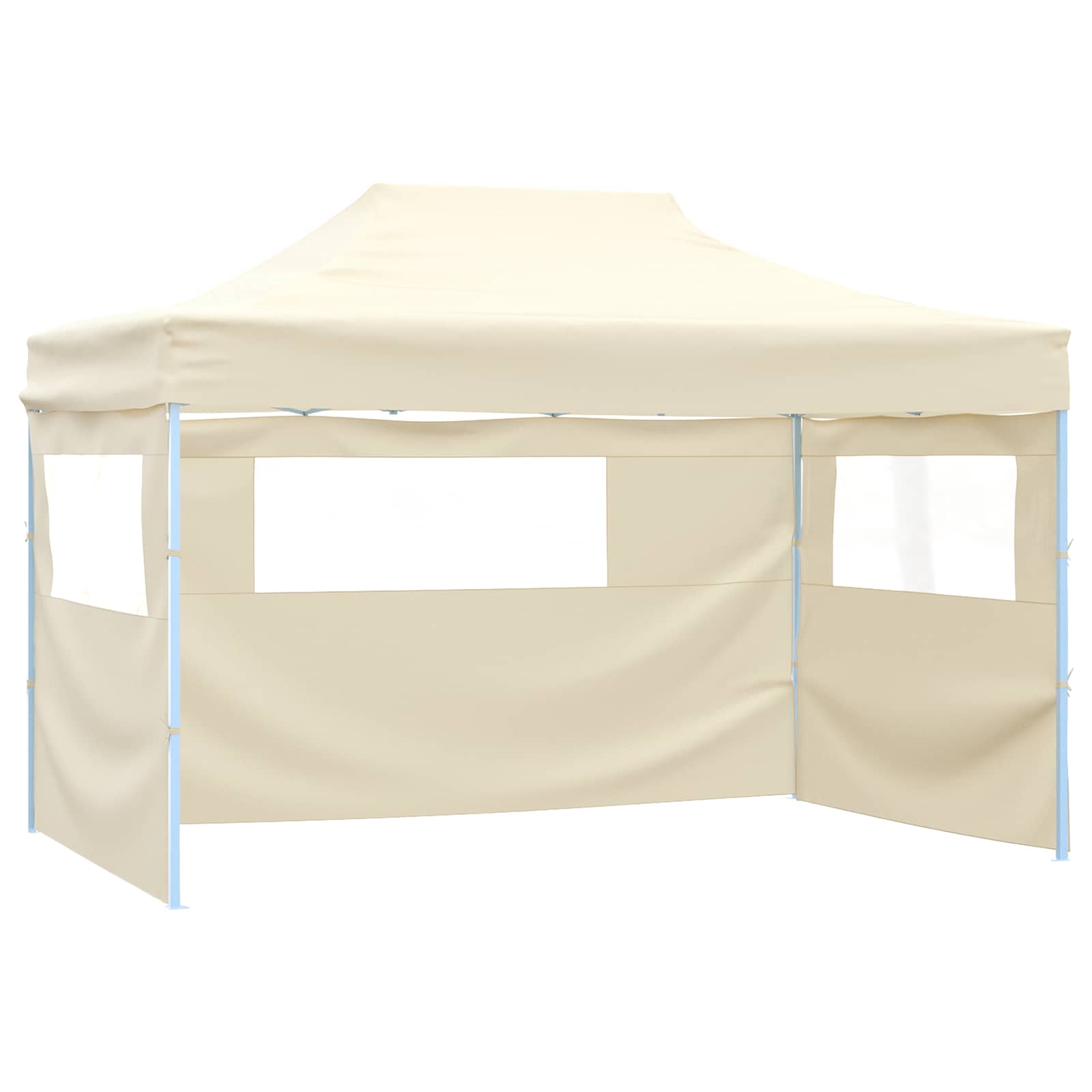 Party-Zelt 280 x 410 x 315 cm Creme Oxford-Stoff