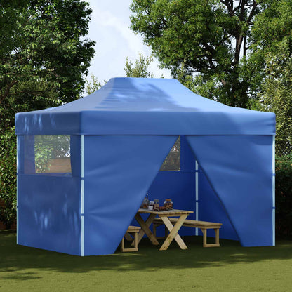 Party-Zelt 280 x 410 x 315 cm Blau Oxford-Stoff