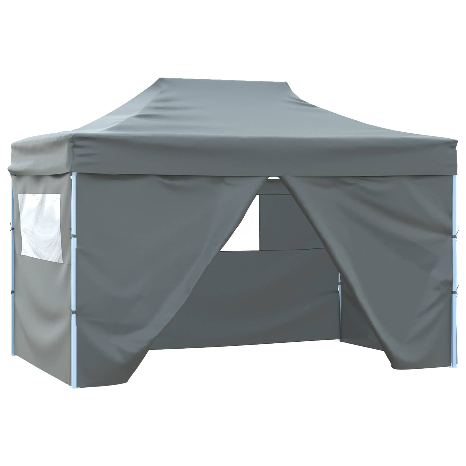 Party-Zelt 280 x 410 x 315 cm Anthrazit Oxford-Stoff