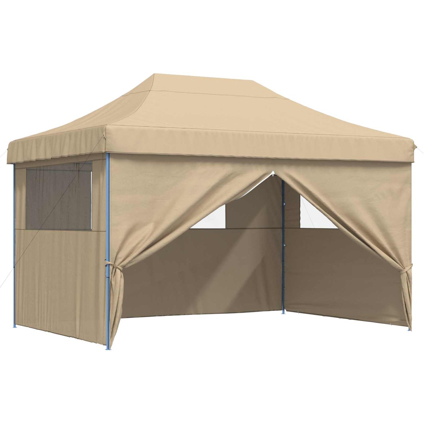 Party-Zelt 279 x 410 x 315 cm Beige Oxford-Stoff