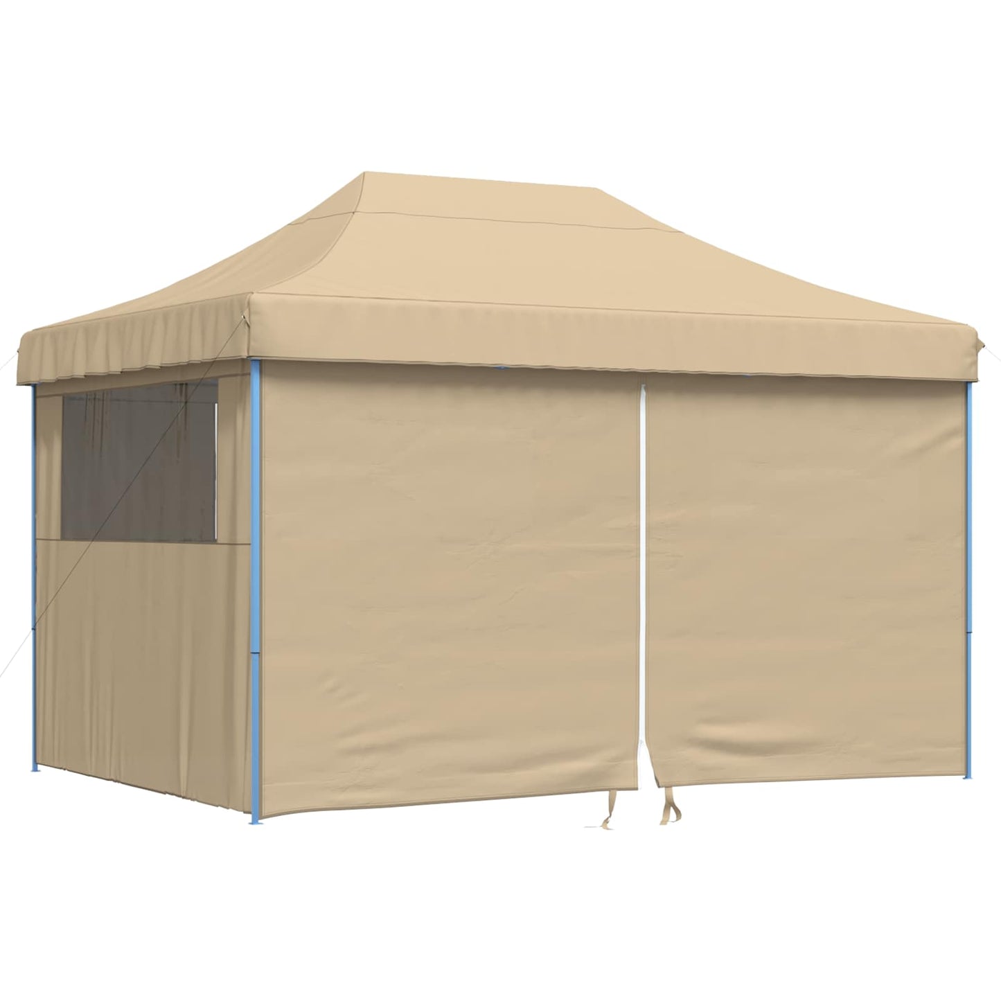 Party-Zelt 279 x 410 x 315 cm Beige Oxford-Stoff
