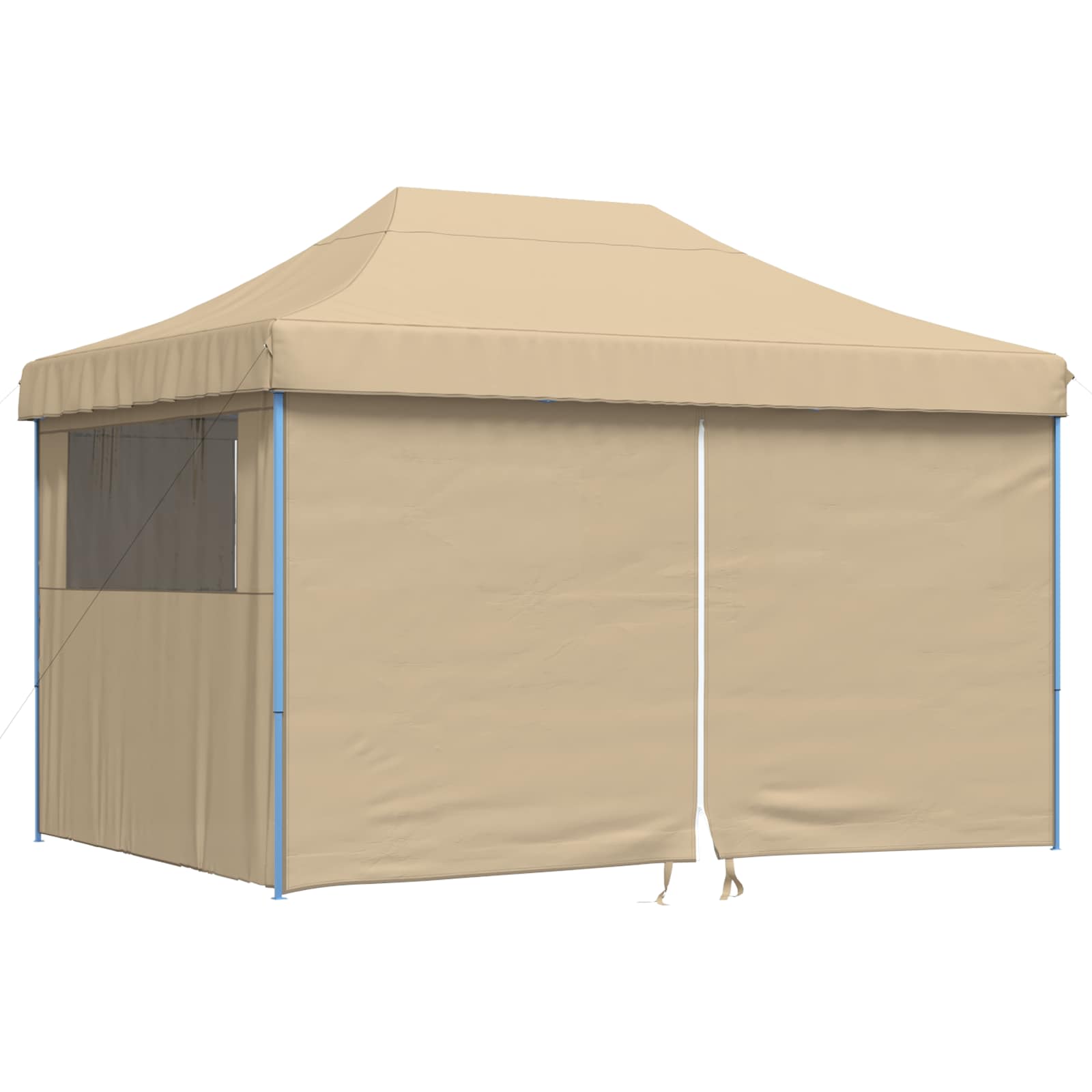 Party-Zelt 279 x 410 x 315 cm Beige Oxford-Stoff