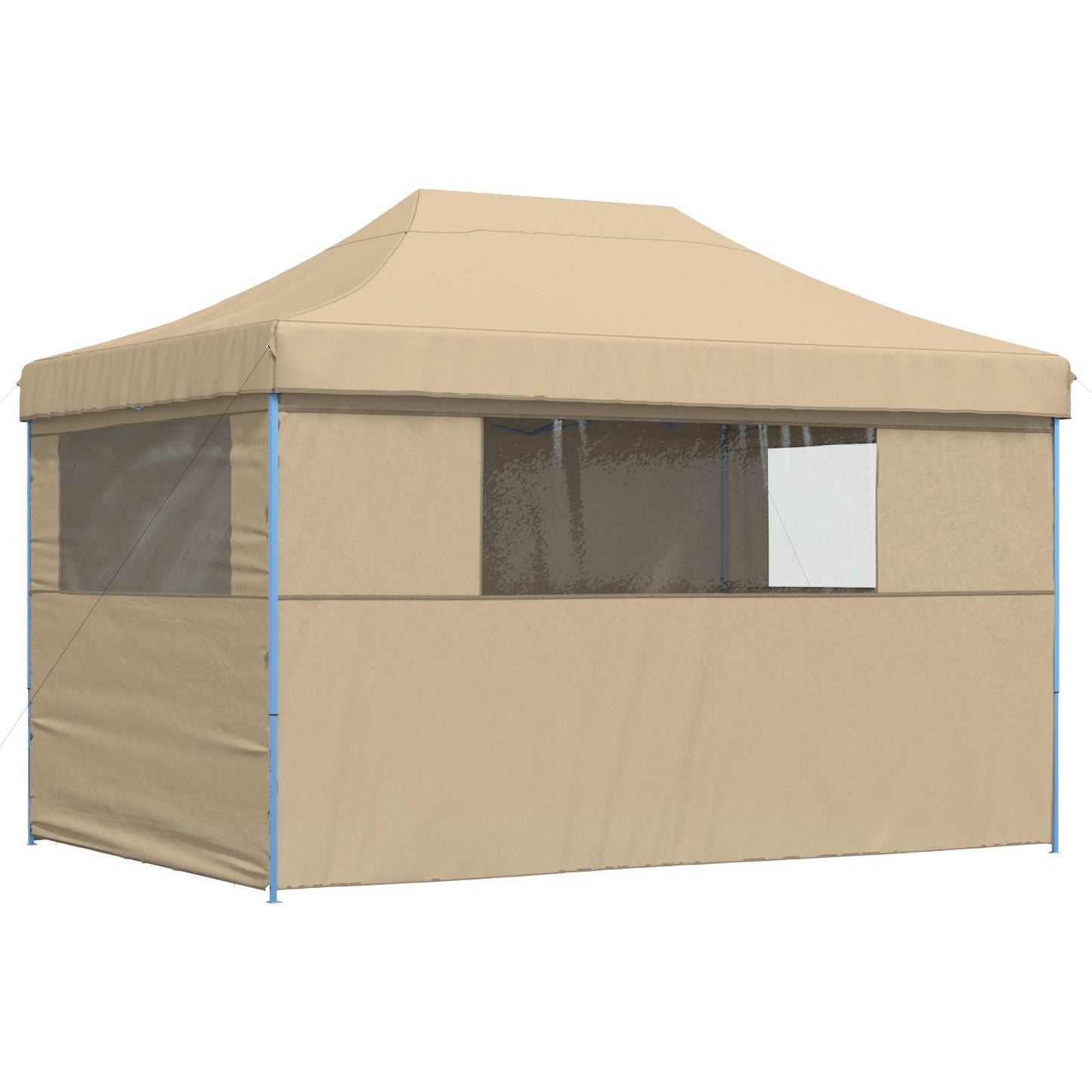 Party-Zelt 279 x 410 x 315 cm Beige Oxford-Stoff