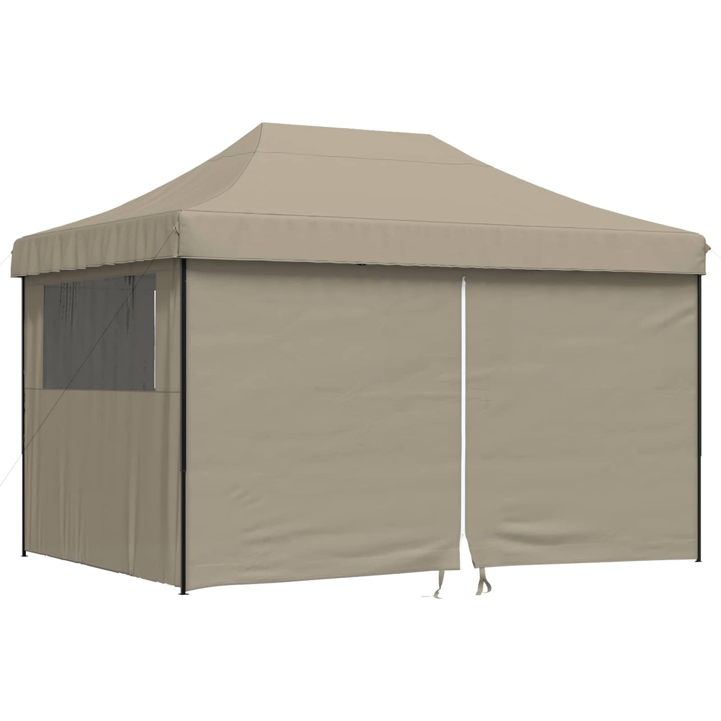 Party-Zelt 279 x 410 x 315 cm Taupe Oxford-Stoff