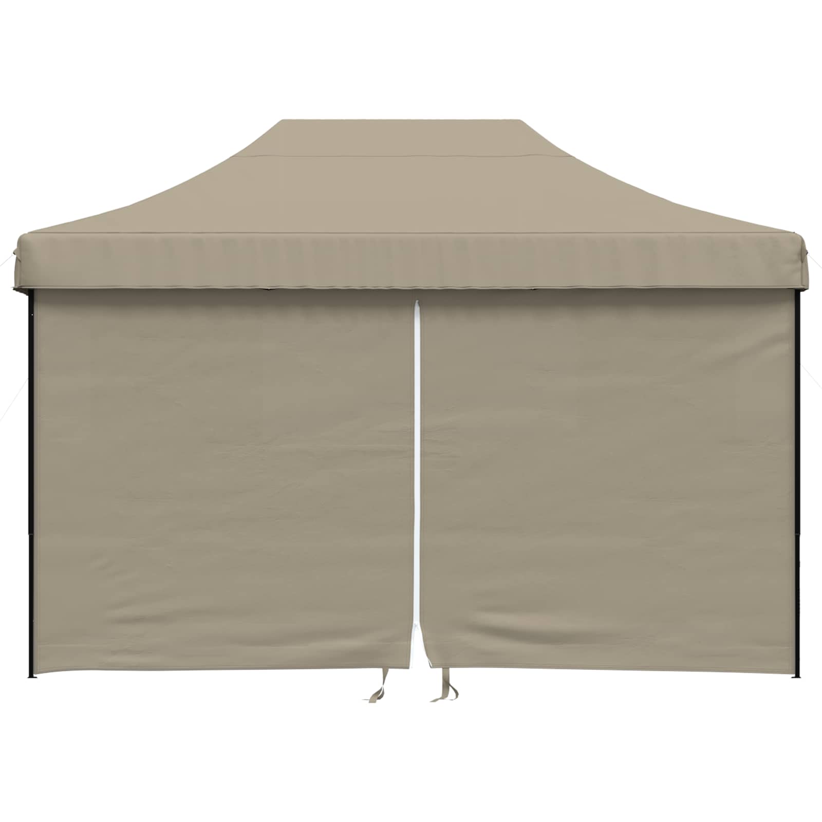 Party-Zelt 279 x 410 x 315 cm Taupe Oxford-Stoff