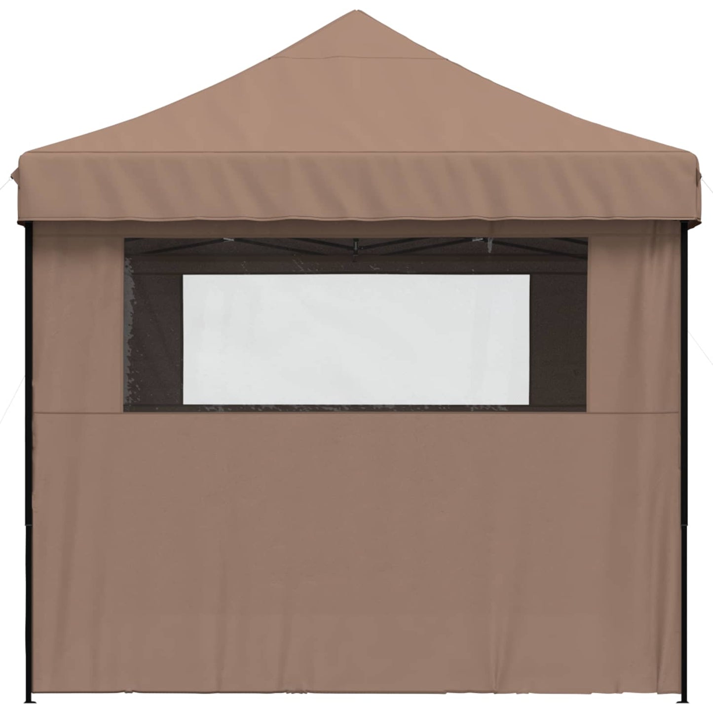 Party-Zelt 279 x 410 x 315 cm Braun Oxford-Stoff