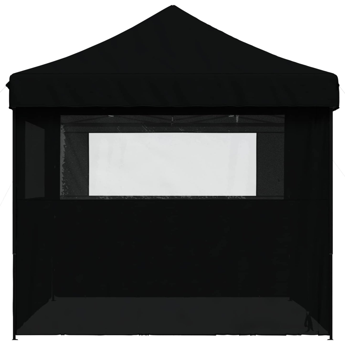 Party-Zelt 279 x 410 x 315 cm Schwarz Oxford-Stoff