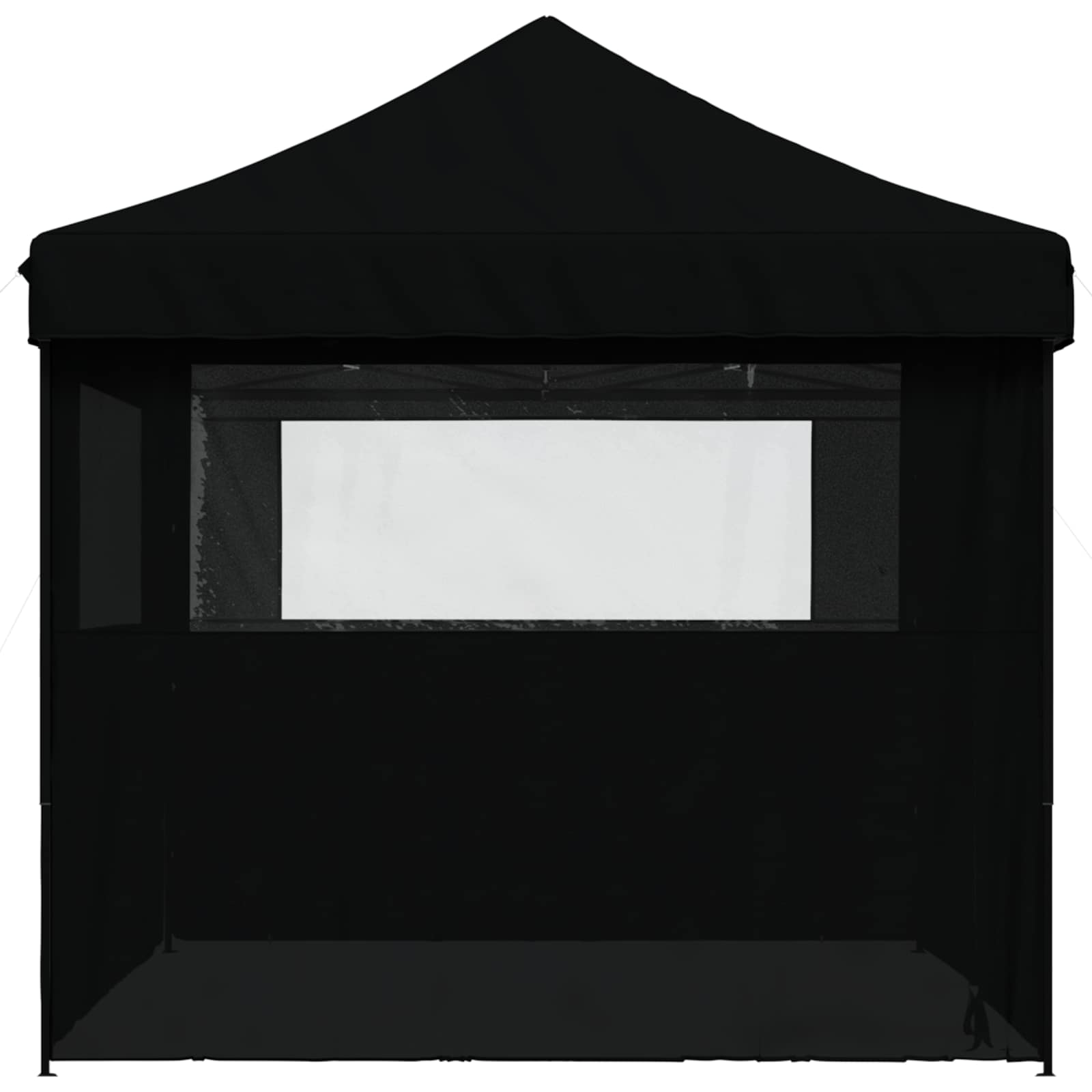 Party-Zelt 279 x 410 x 315 cm Schwarz Oxford-Stoff