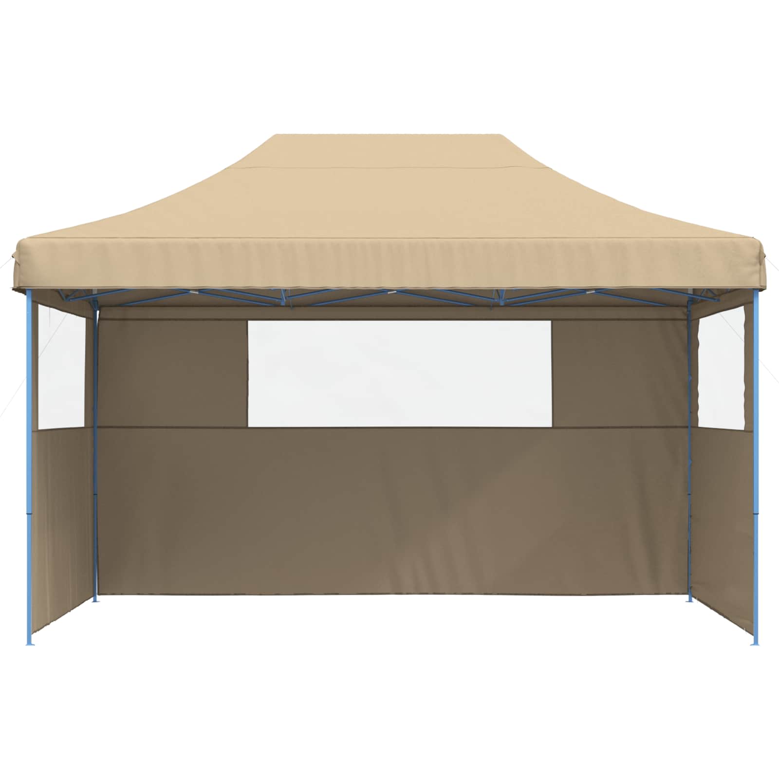 Partyzelt 292 x 440 x 315 cm Beige Oxford-Stoff