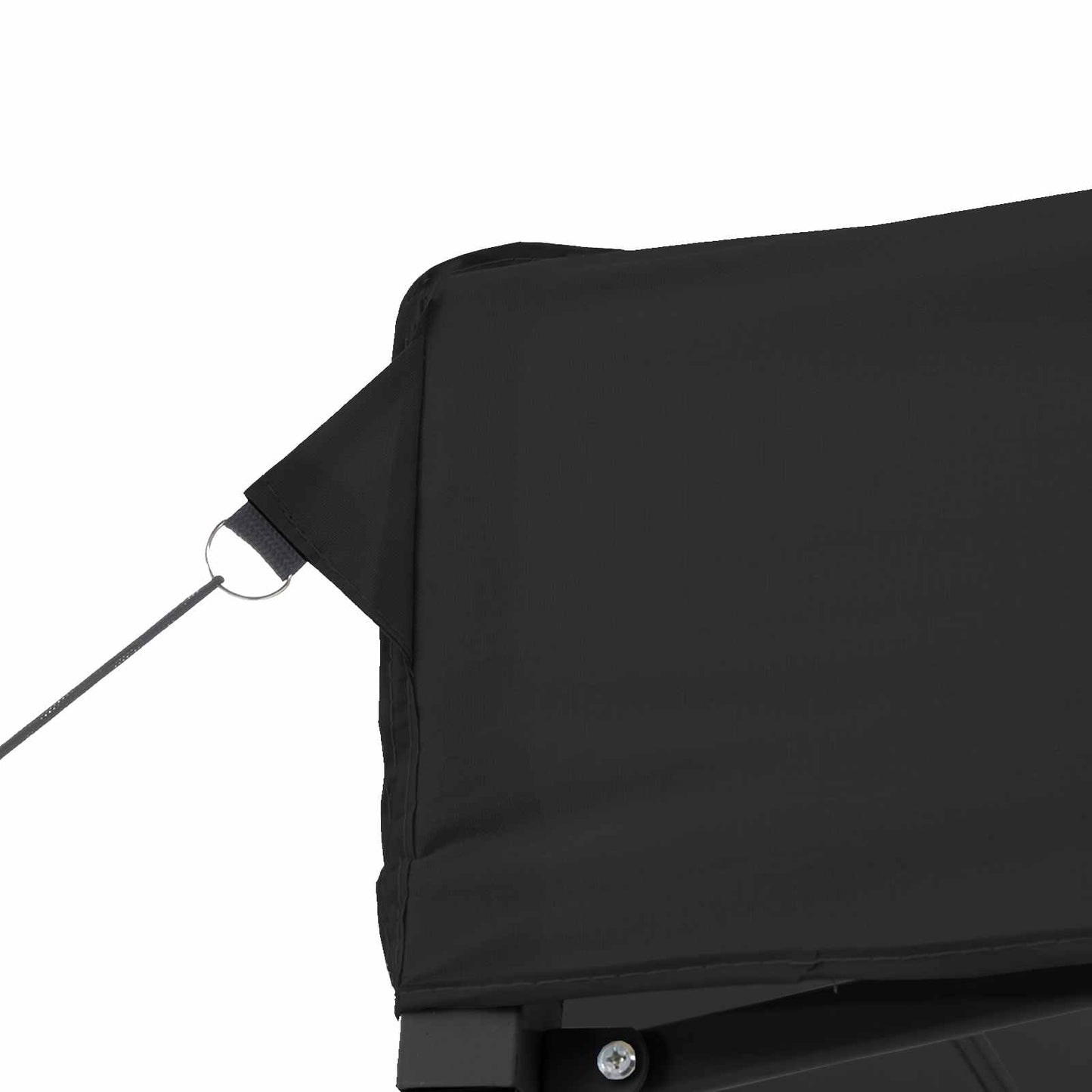 Partyzelt 292 x 440 x 315 cm Schwarz Oxford-Stoff
