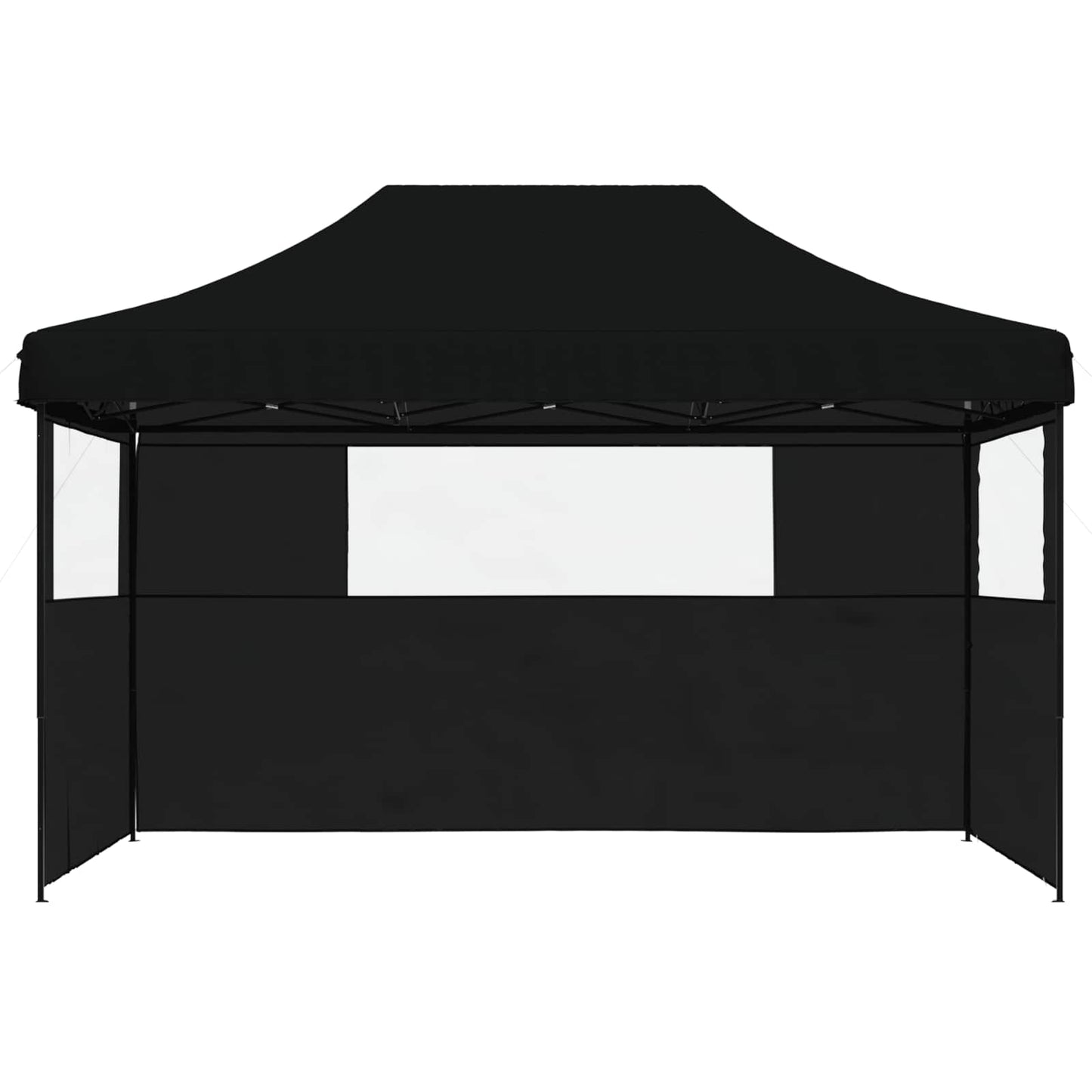 Partyzelt 292 x 440 x 315 cm Schwarz Oxford-Stoff
