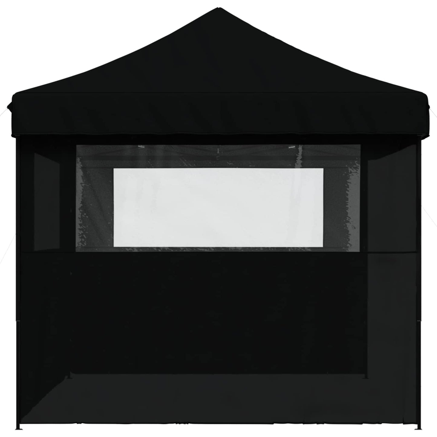 Partyzelt 292 x 440 x 315 cm Schwarz Oxford-Stoff