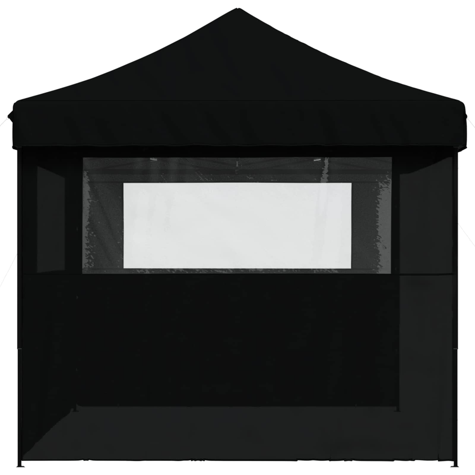 Partyzelt 292 x 440 x 315 cm Schwarz Oxford-Stoff
