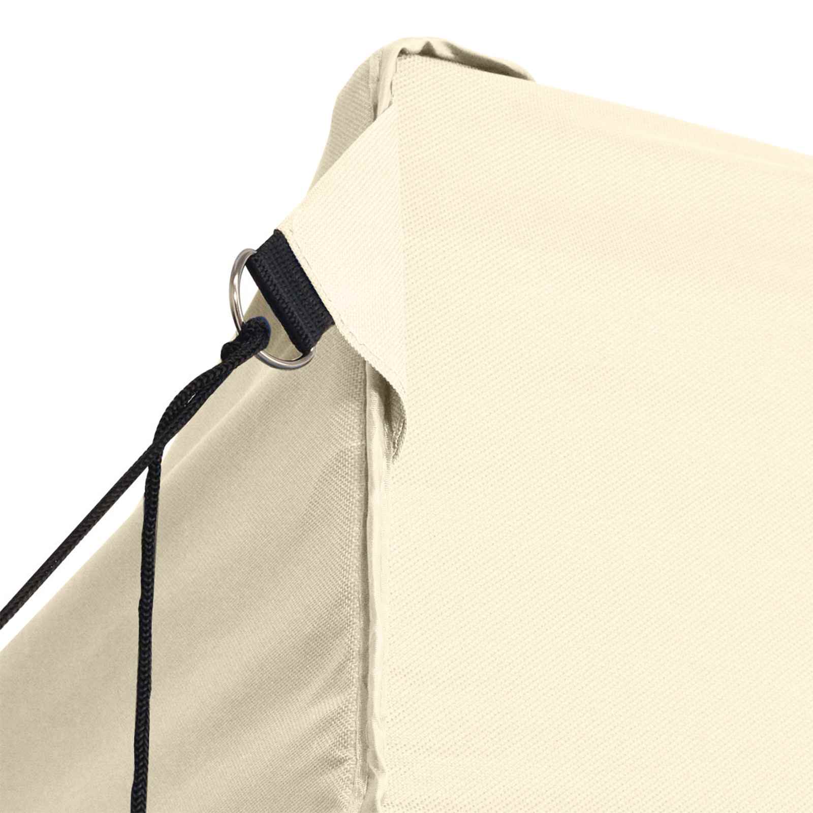 Partyzelt 291 x 431 x 315 cm Creme Oxford-Stoff